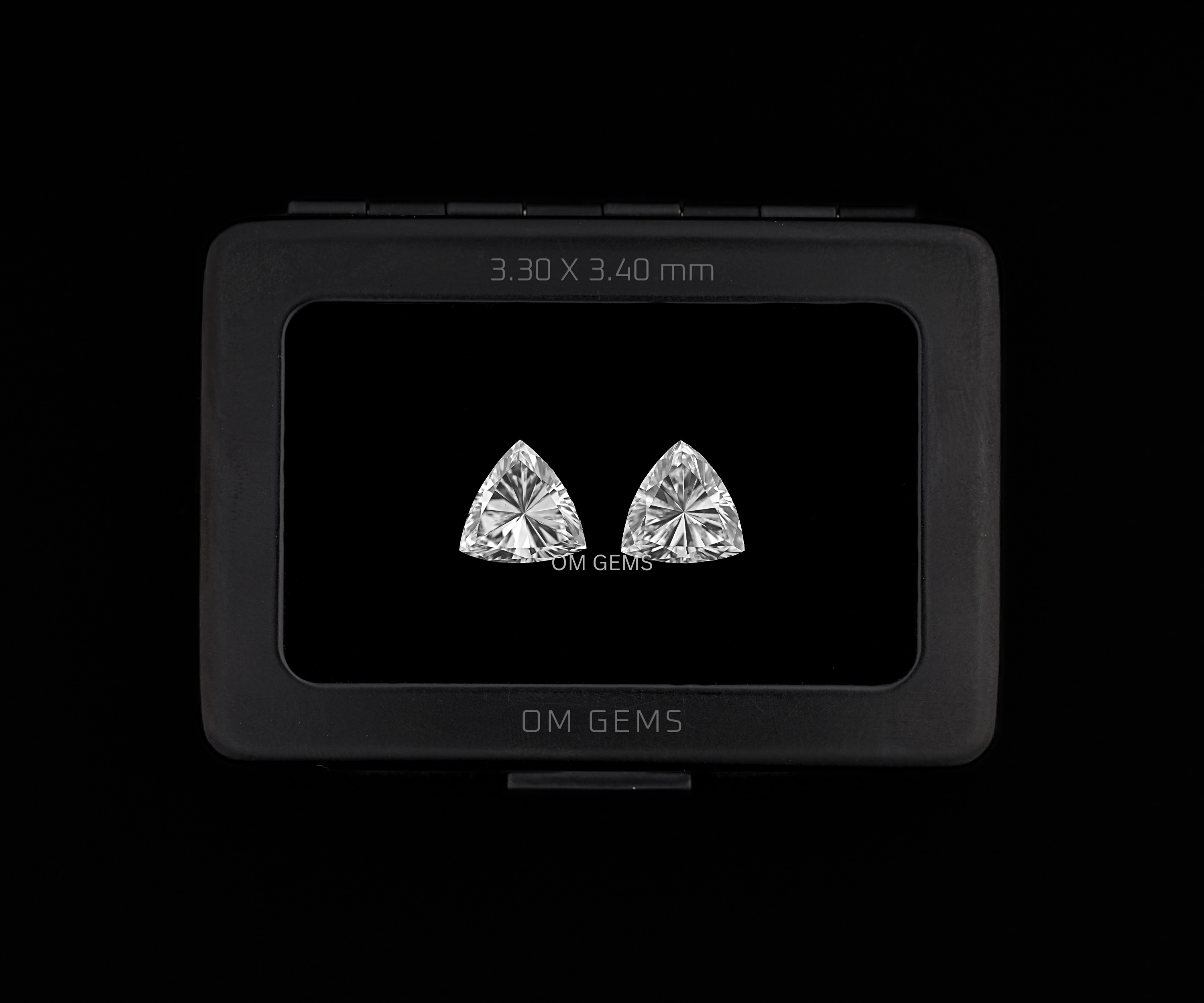 0.21 CT Trillion Cut Lab Grown Diamond Matching Pair