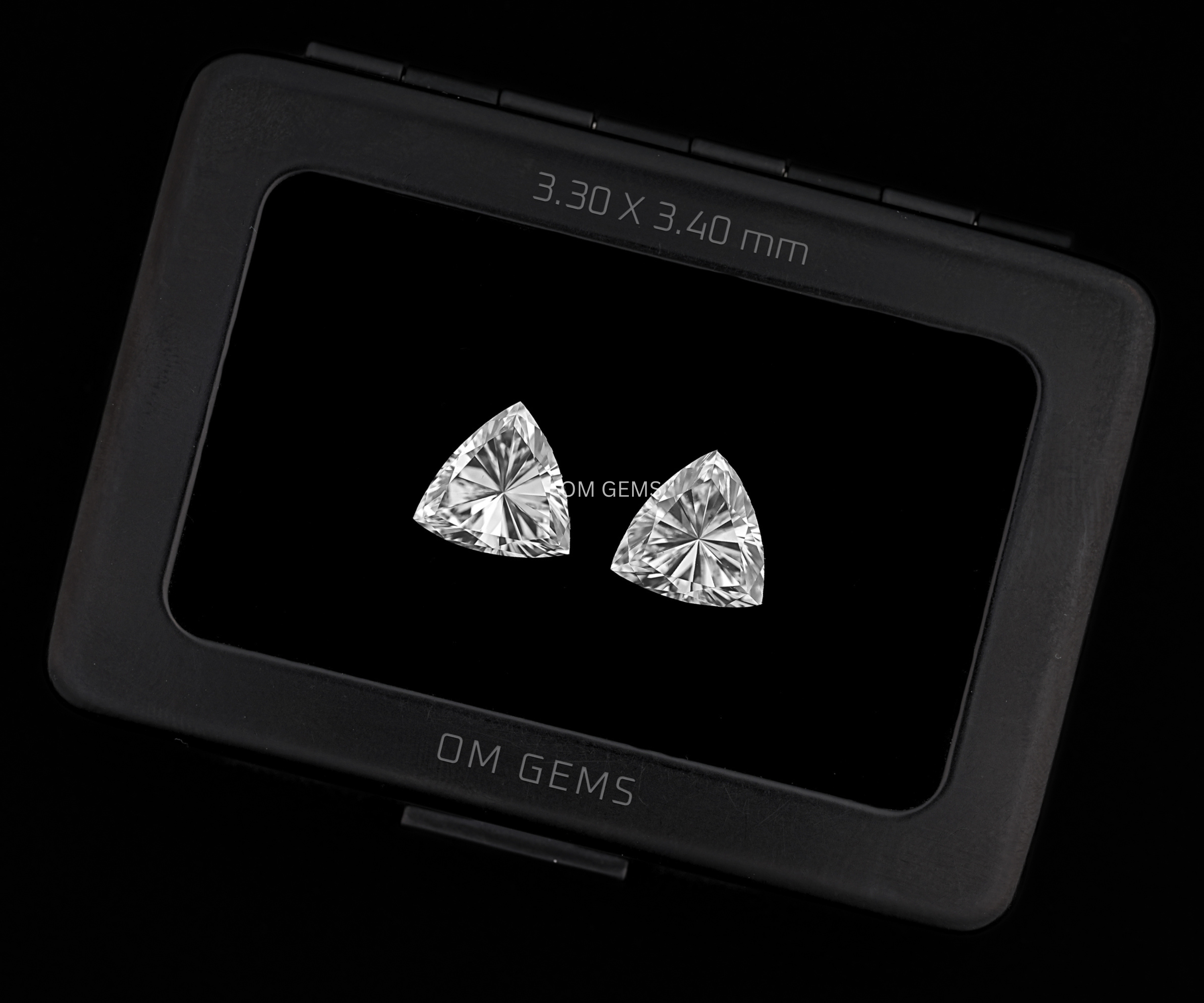 Matching 0.21 CT Trillion Cut Lab Grown Diamond Pair