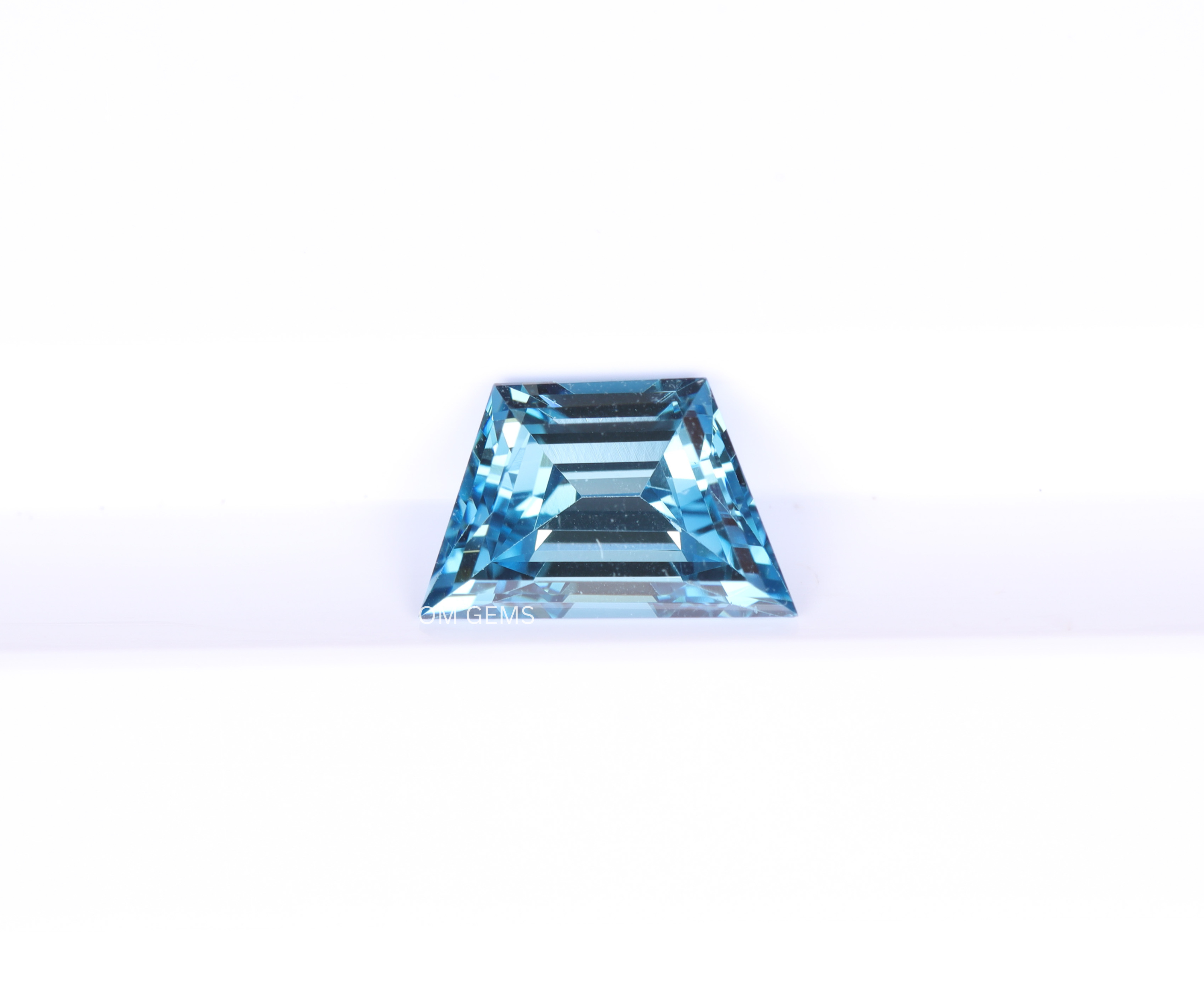 0.50 CT Blue Baguette Lab Grown Diamond