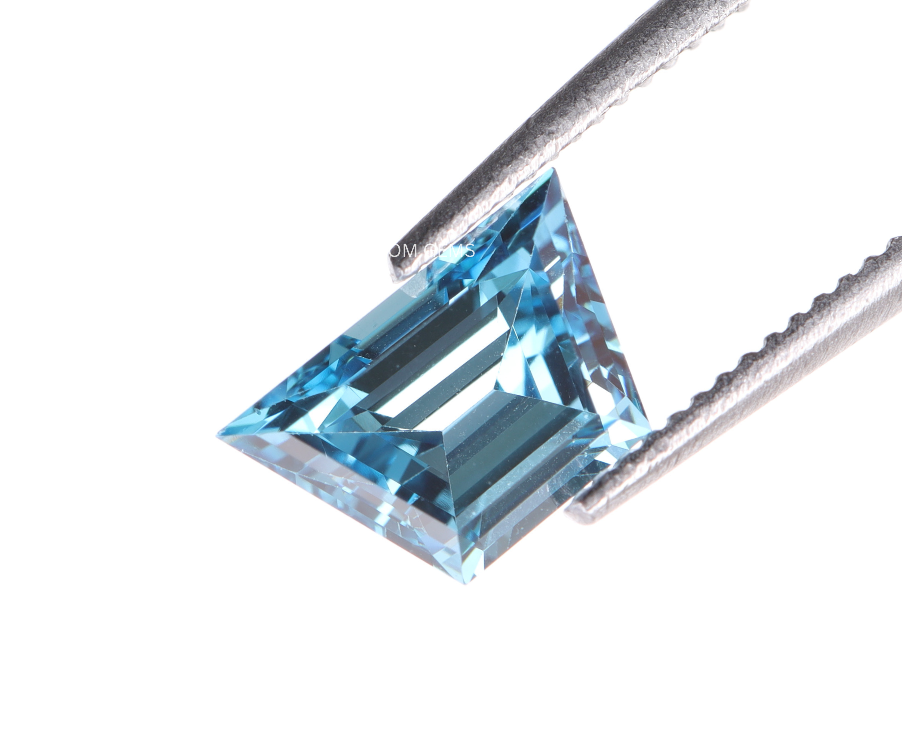 0.50 CT Blue Baguette Lab Grown Diamond