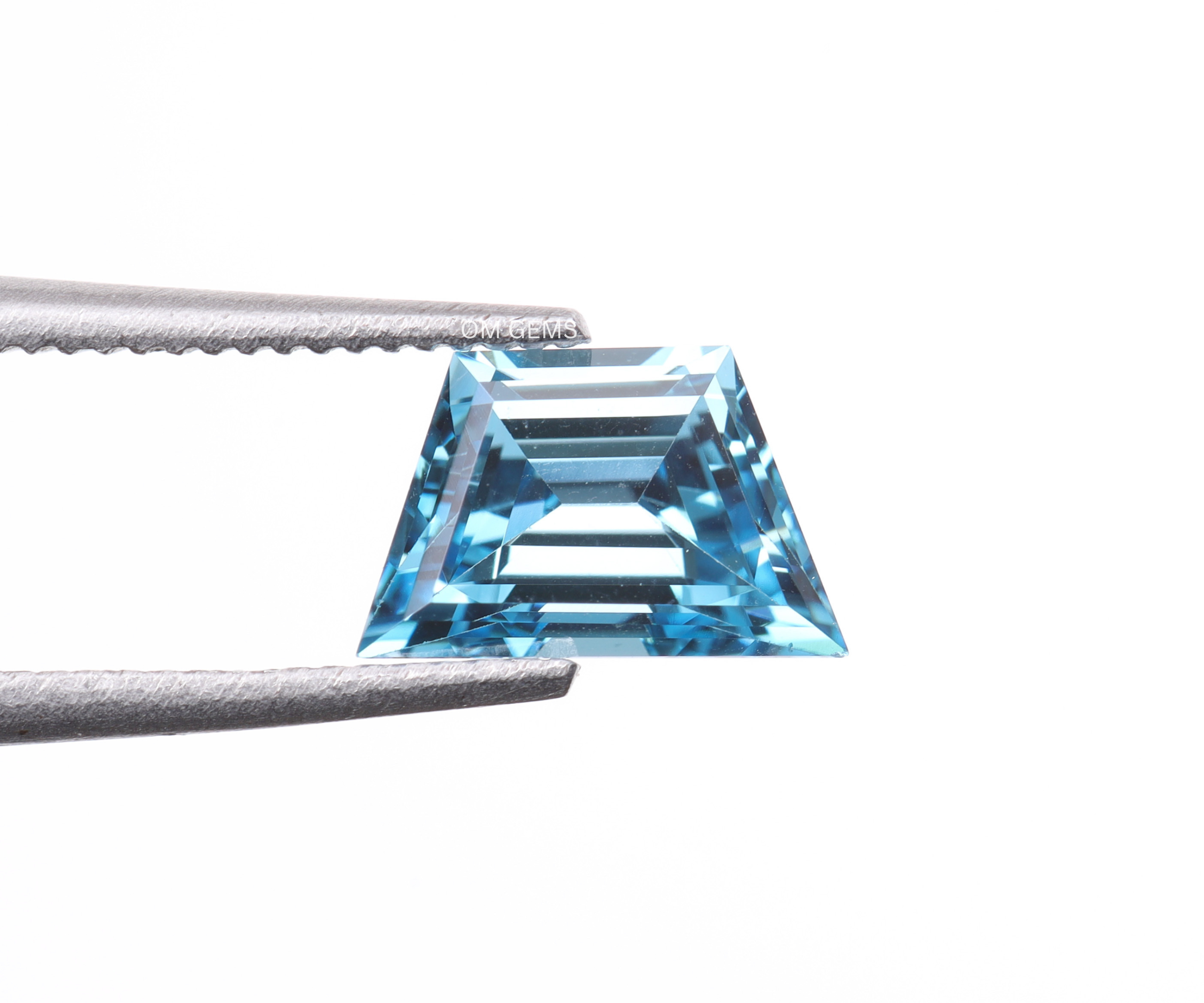 0.50 CT Blue Baguette Lab Grown Diamond