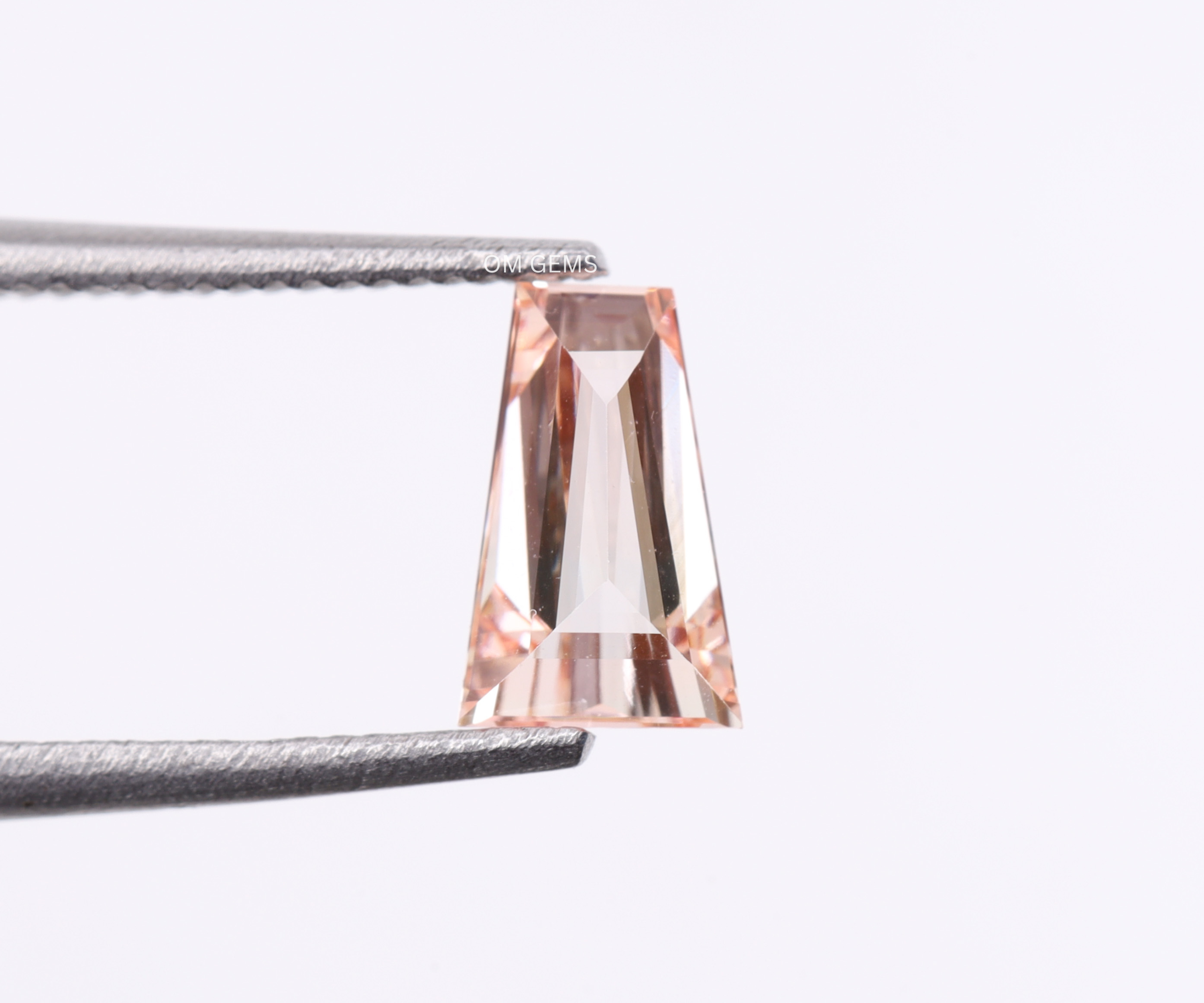 0.50 CT Pink Tapered Baguette Lab Grown Diamond