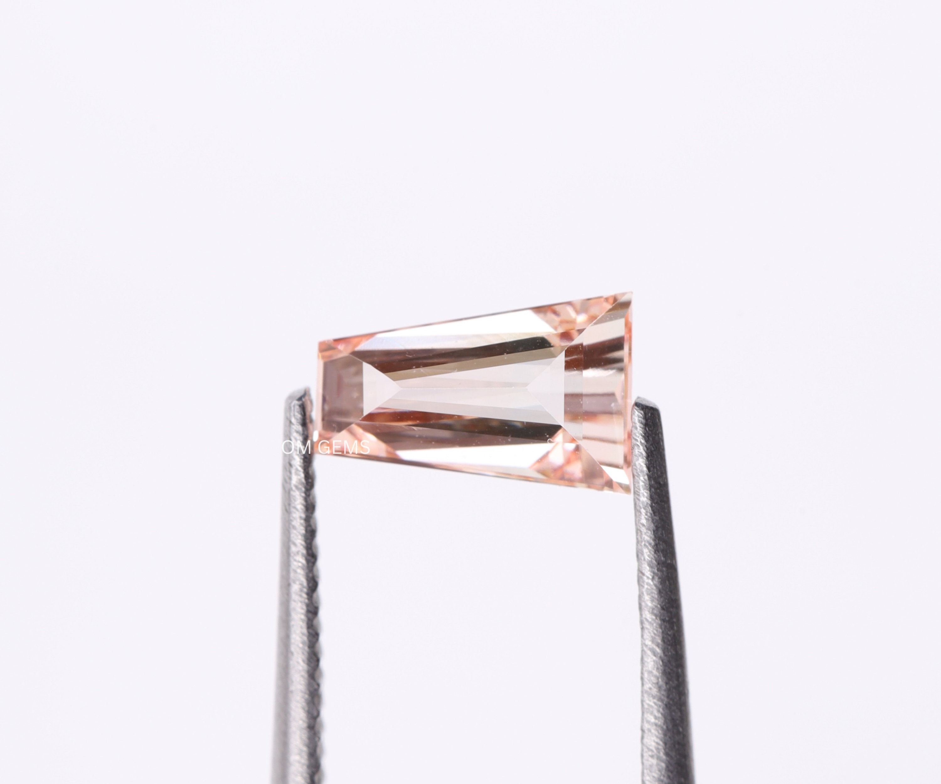 0.50 CT Pink Tapered Baguette Lab Grown Diamond
