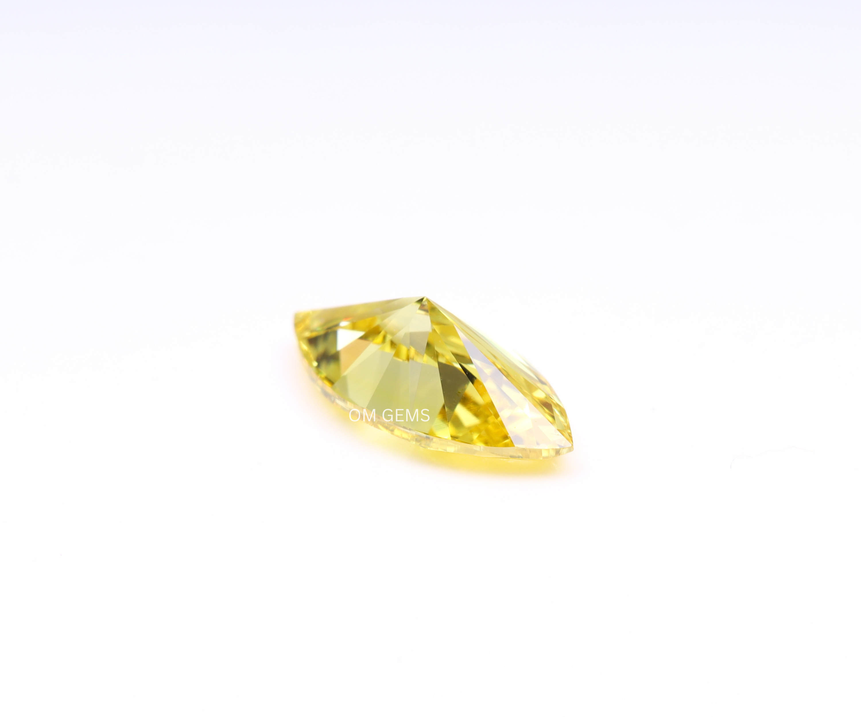 0.57 CT Yellow Marquise Cut Lab Grown Diamond