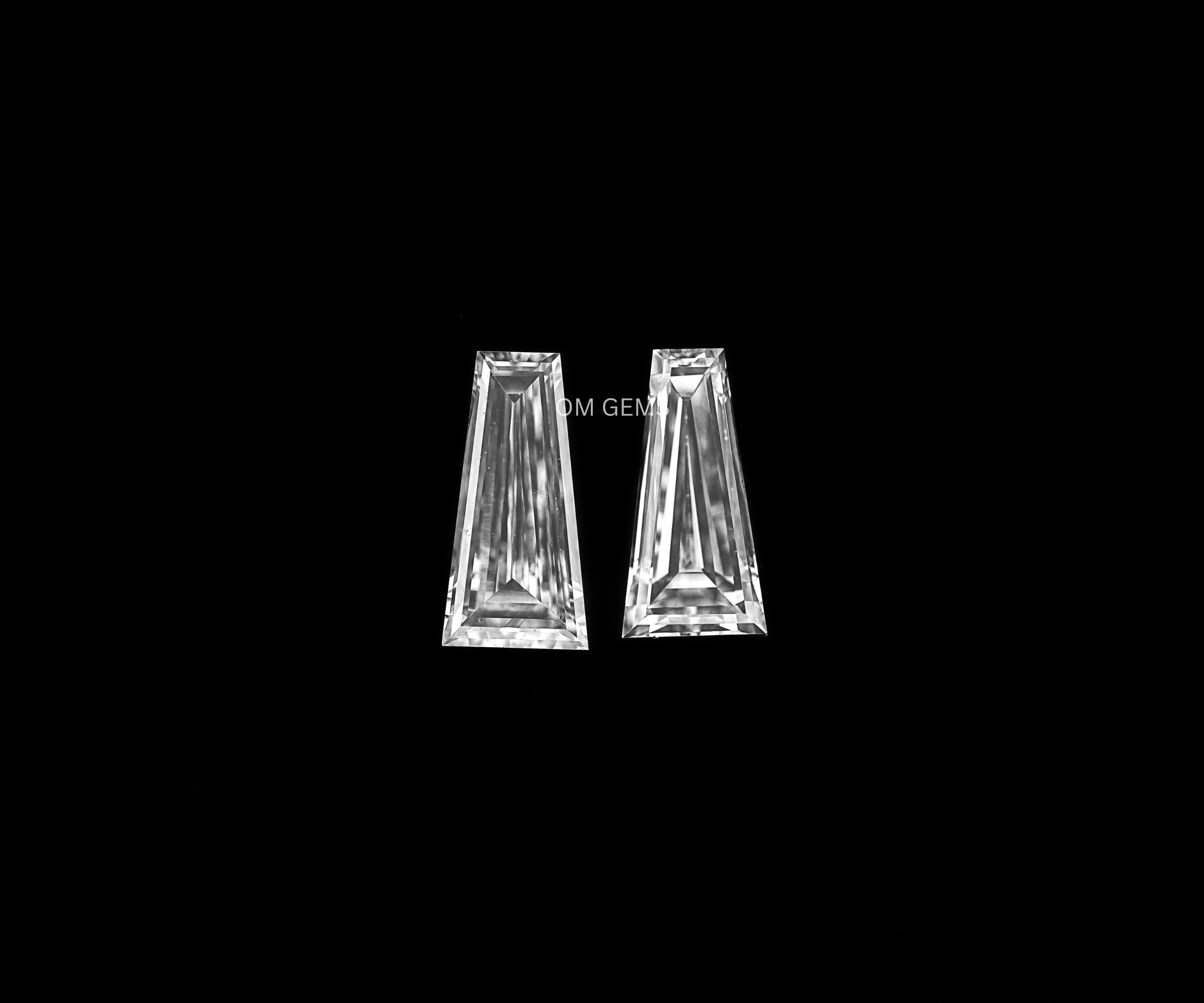 0.58 CT Tapered Baguette Lab Grown Diamond Matching Pair