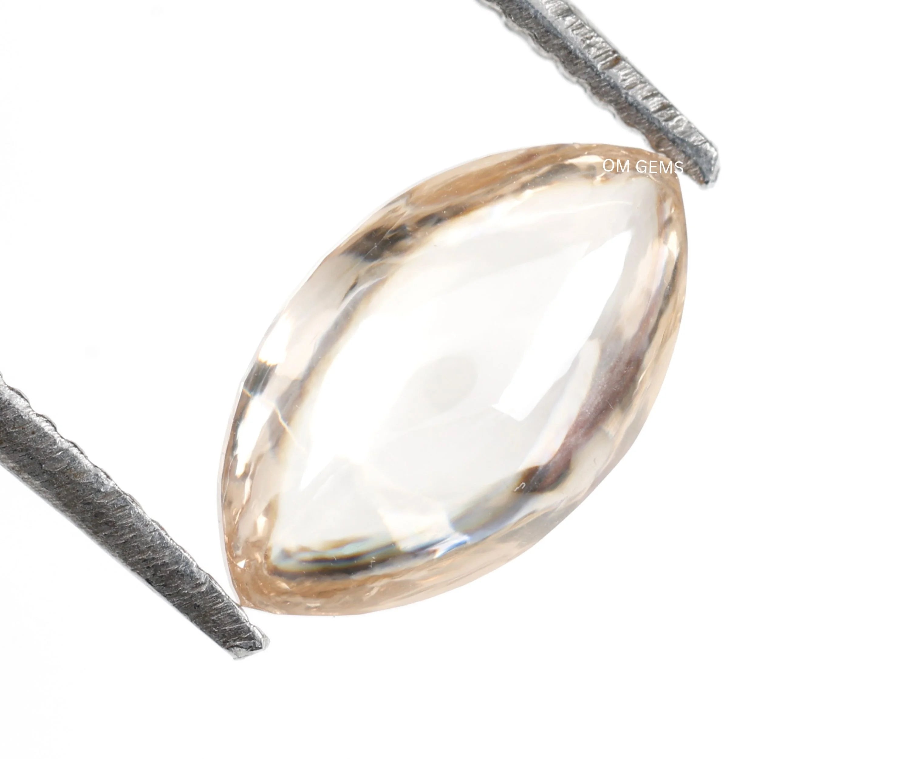 0.70 Carat Marquise Cut Champagne Lab Diamond