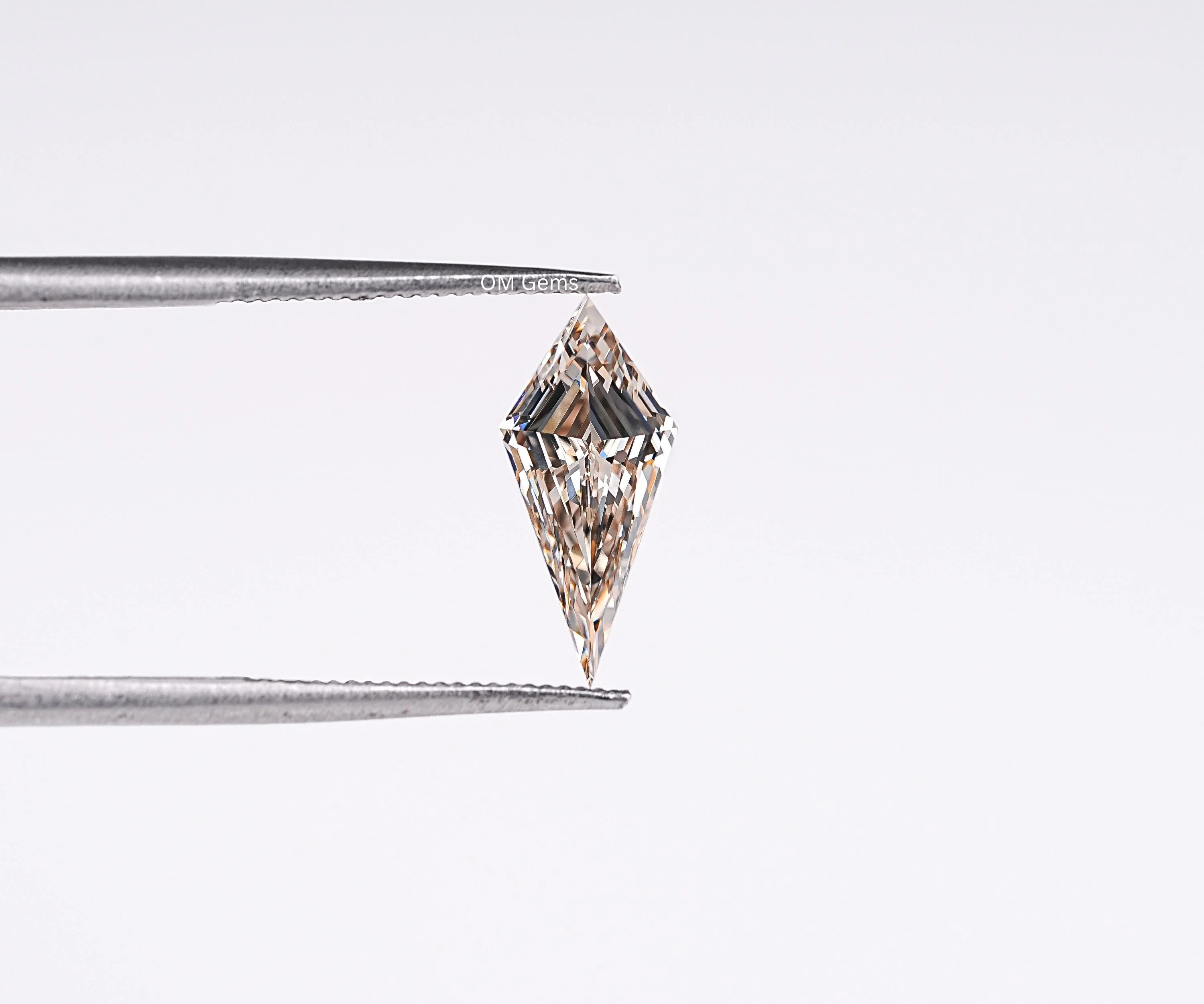 0.95 CT Champagne Kite Cut Lab Grown Diamond