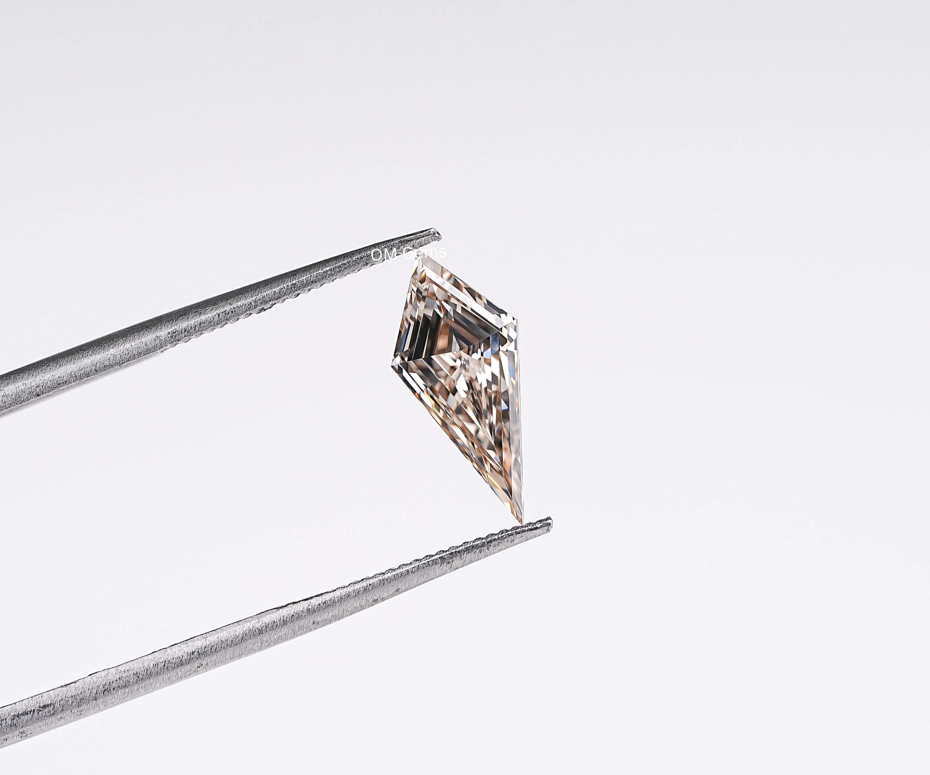 0.95 CT Champagne Kite Cut Lab Grown Diamond