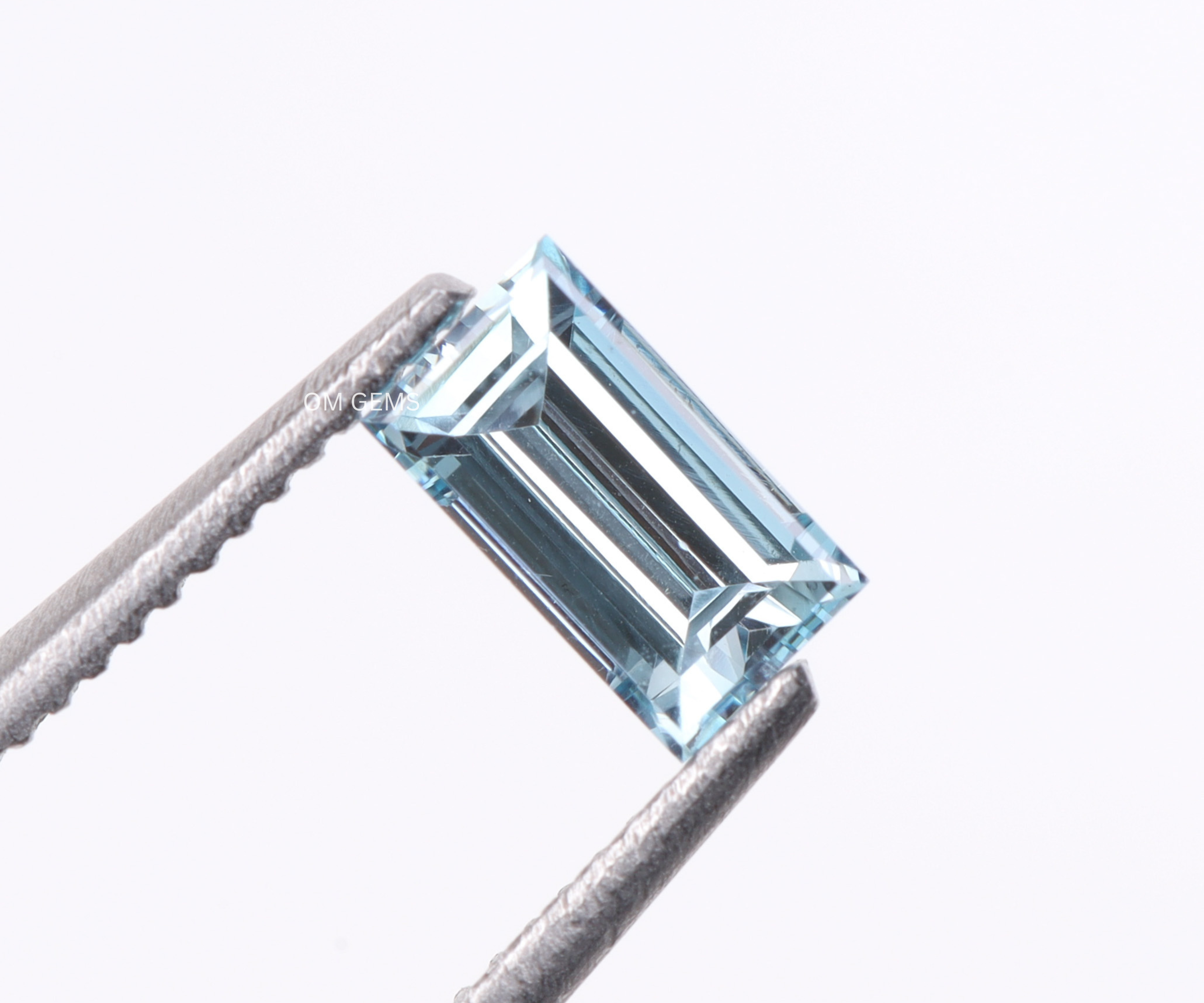 1.00 CT Blue Baguette Lab Grown Diamond