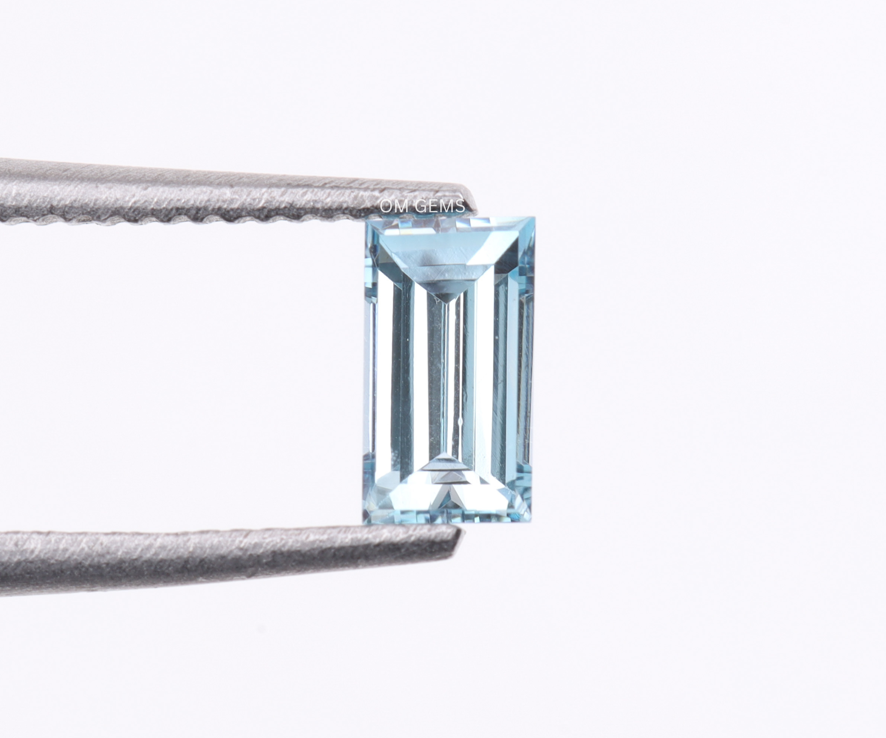 1.00 CT Blue Baguette Lab Grown Diamond