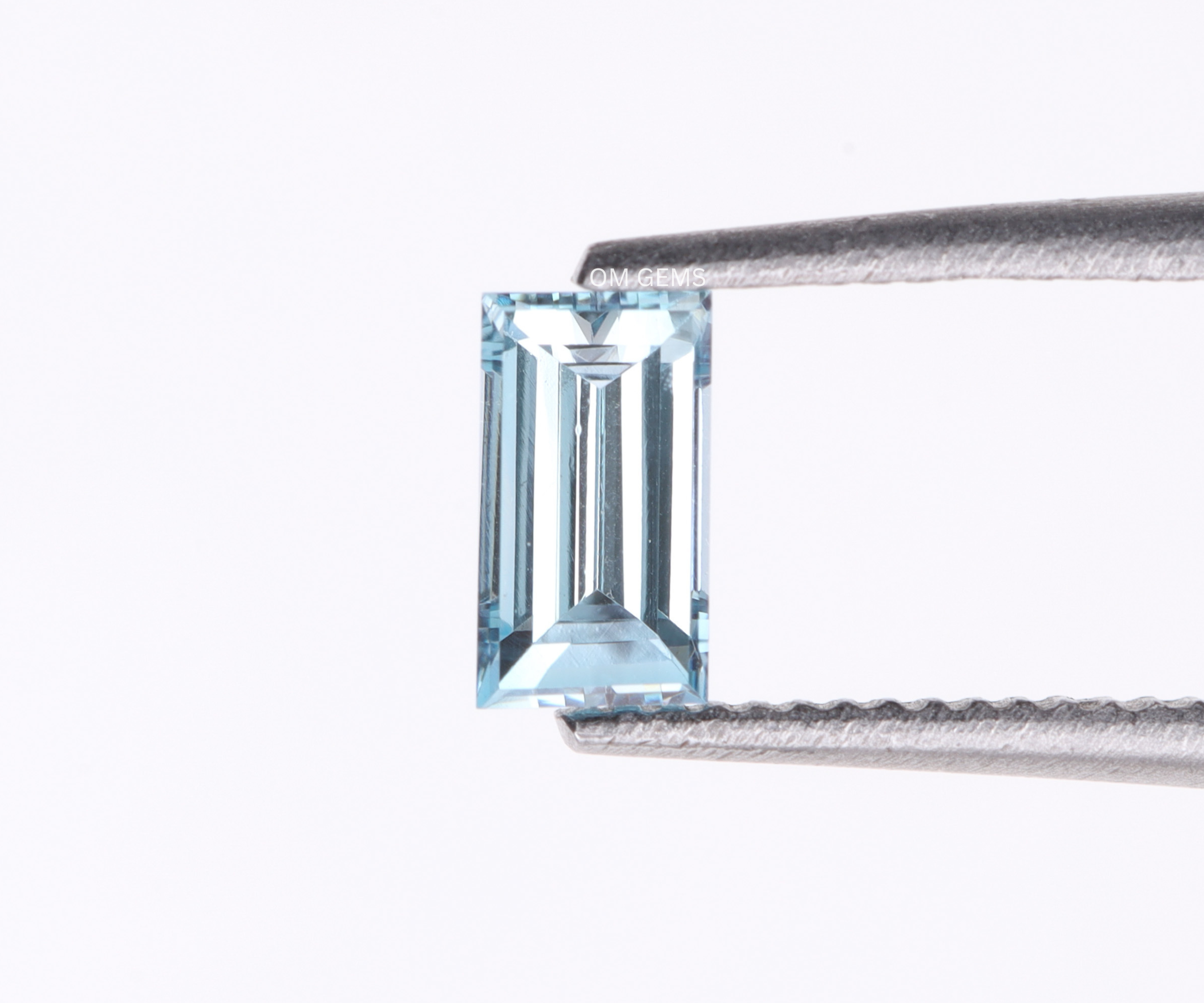 1.00 CT Blue Baguette Lab Grown Diamond