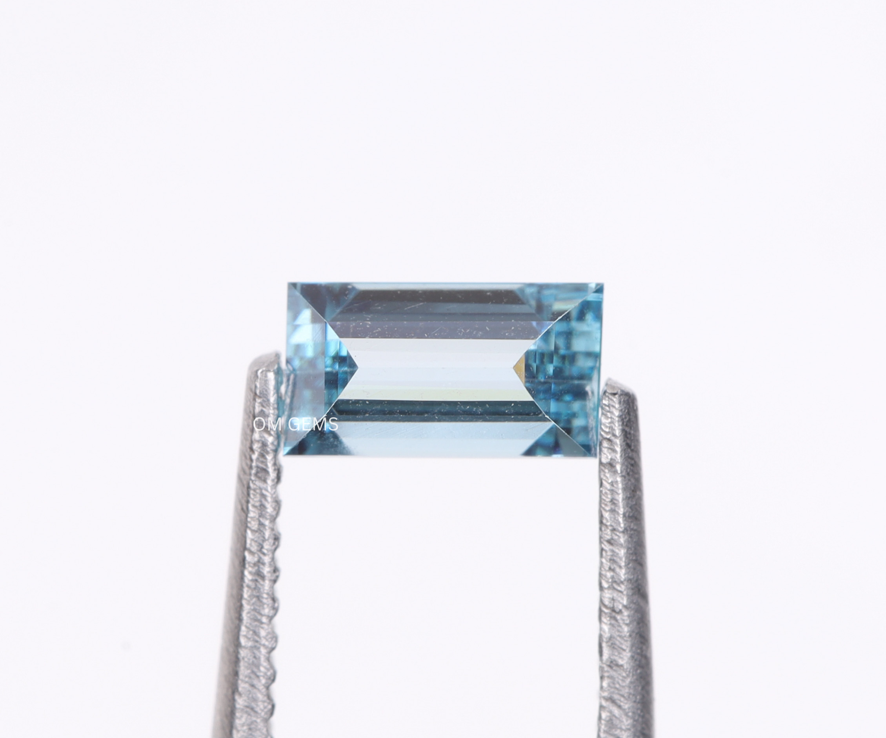 1.00 CT Blue Baguette Lab Grown Diamond