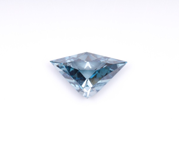 1.02 Carat Shield Cut Lab Grown CVD Diamond Fancy Blue Color VS1 Clarity