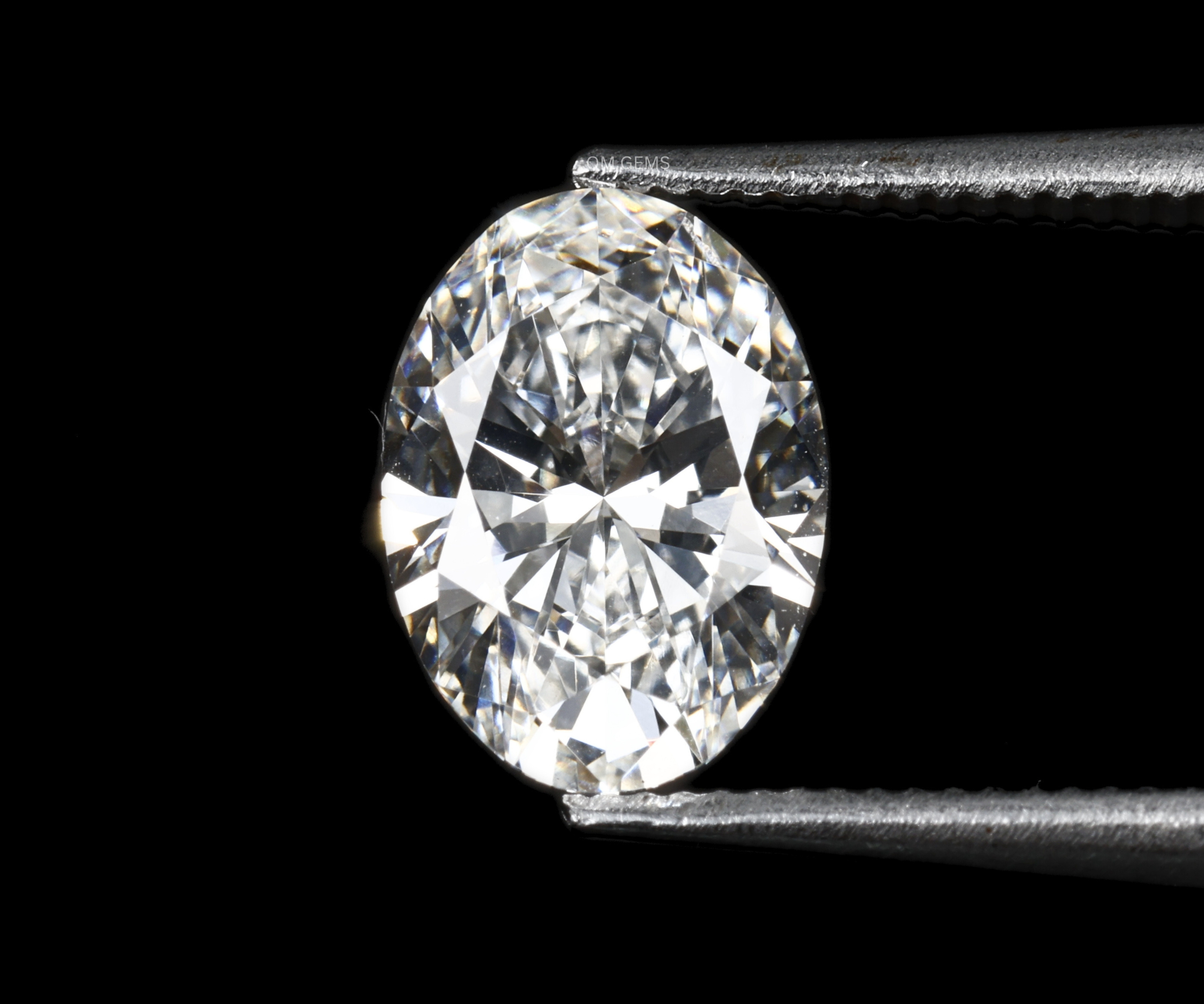 Hand Made Oval Cut Lab Diamond