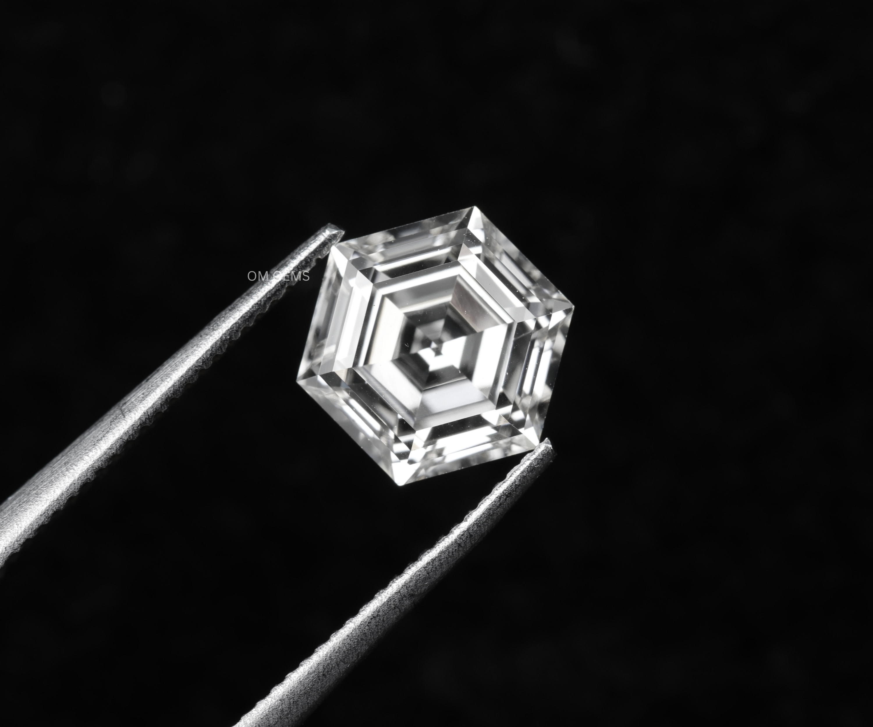 Hexagon Cut Lab Grown Diamond