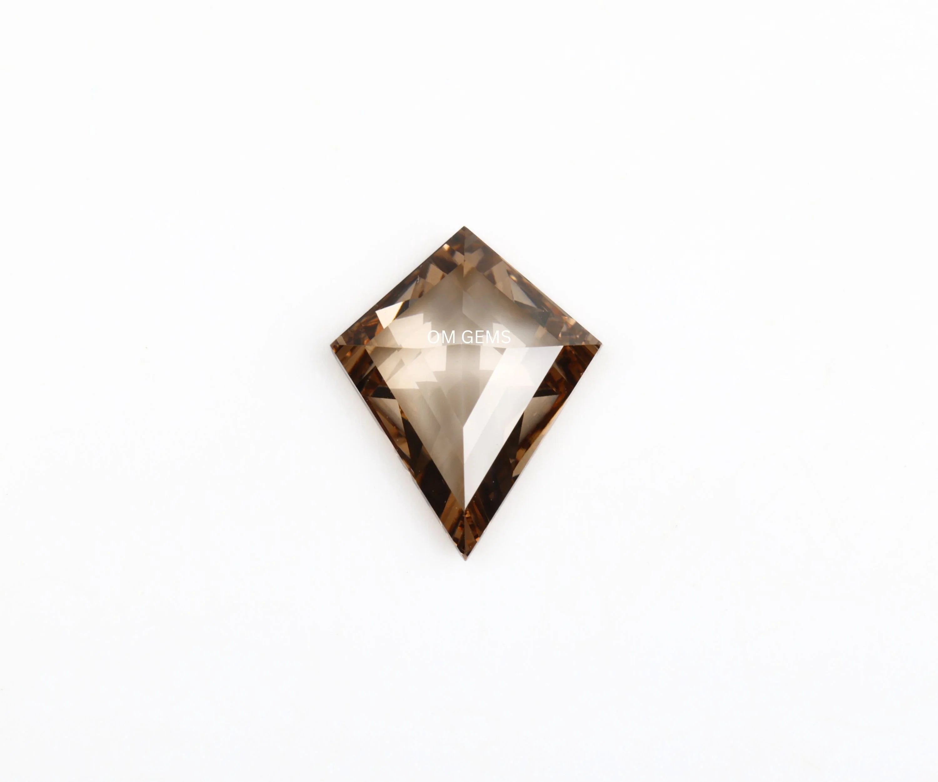 1.25 CT Champagne Kite Cut Lab Loose Diamond