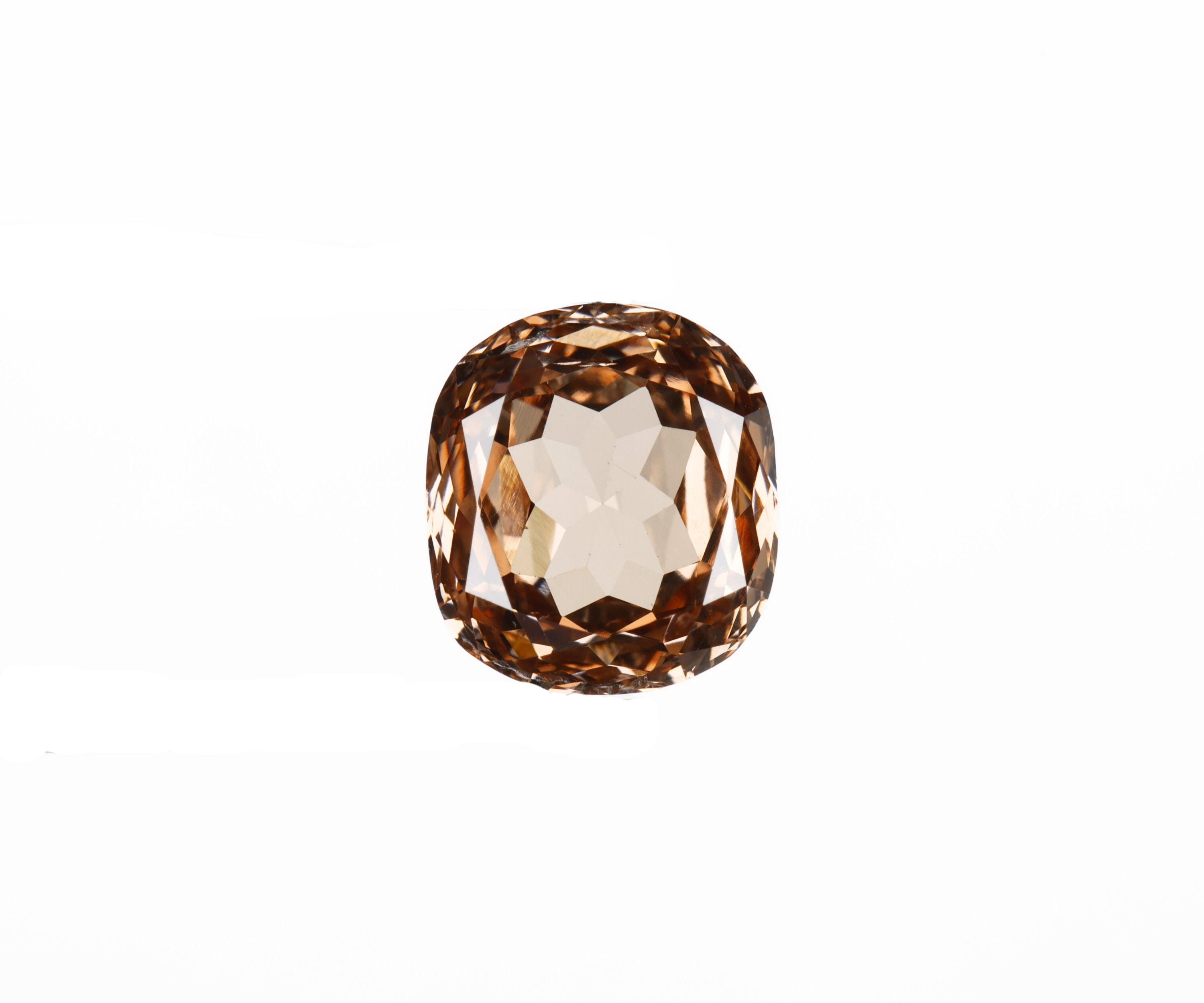 Champagne Cushion Cut Lab Grown Diamond