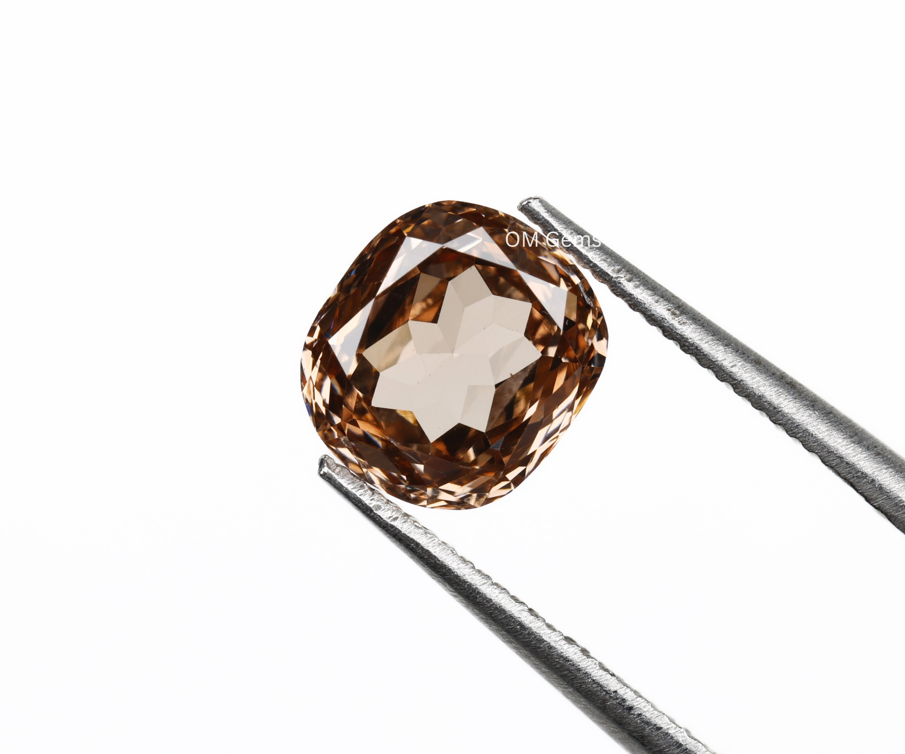 Champagne Cushion Cut Lab Grown Diamond