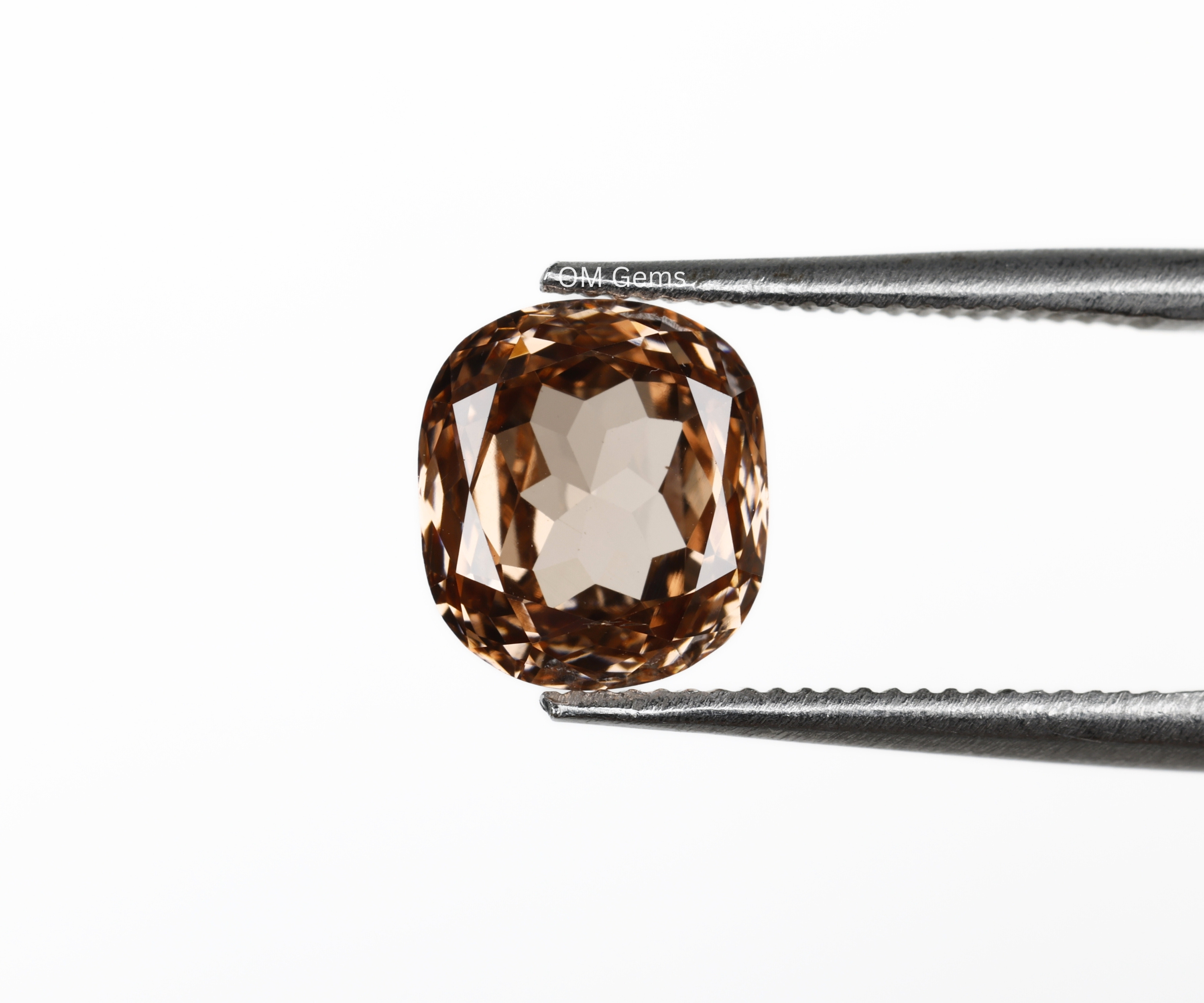 Champagne Cushion Cut Lab Grown Diamond