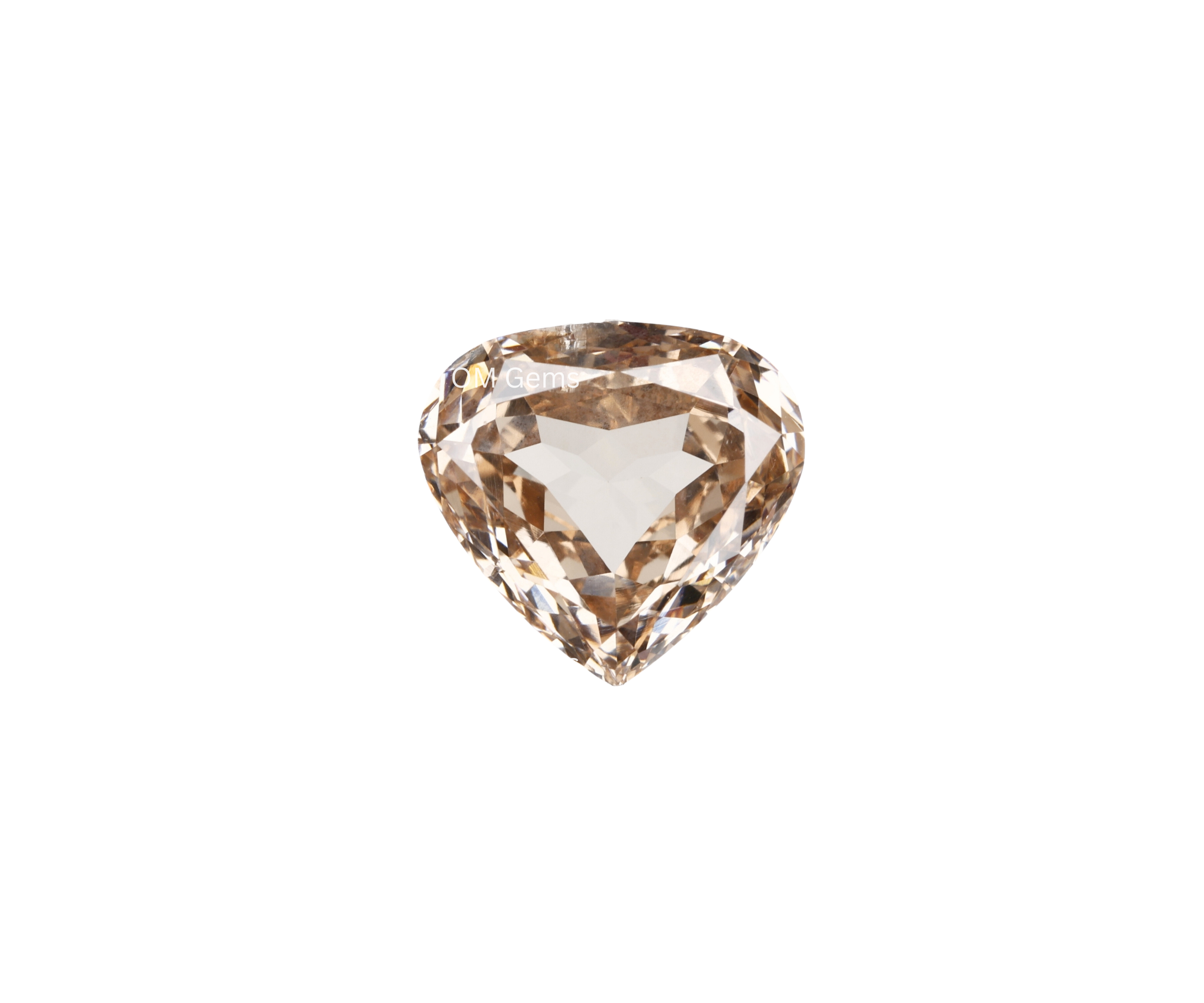 Champagne Pear Cut Lab Grown Diamond