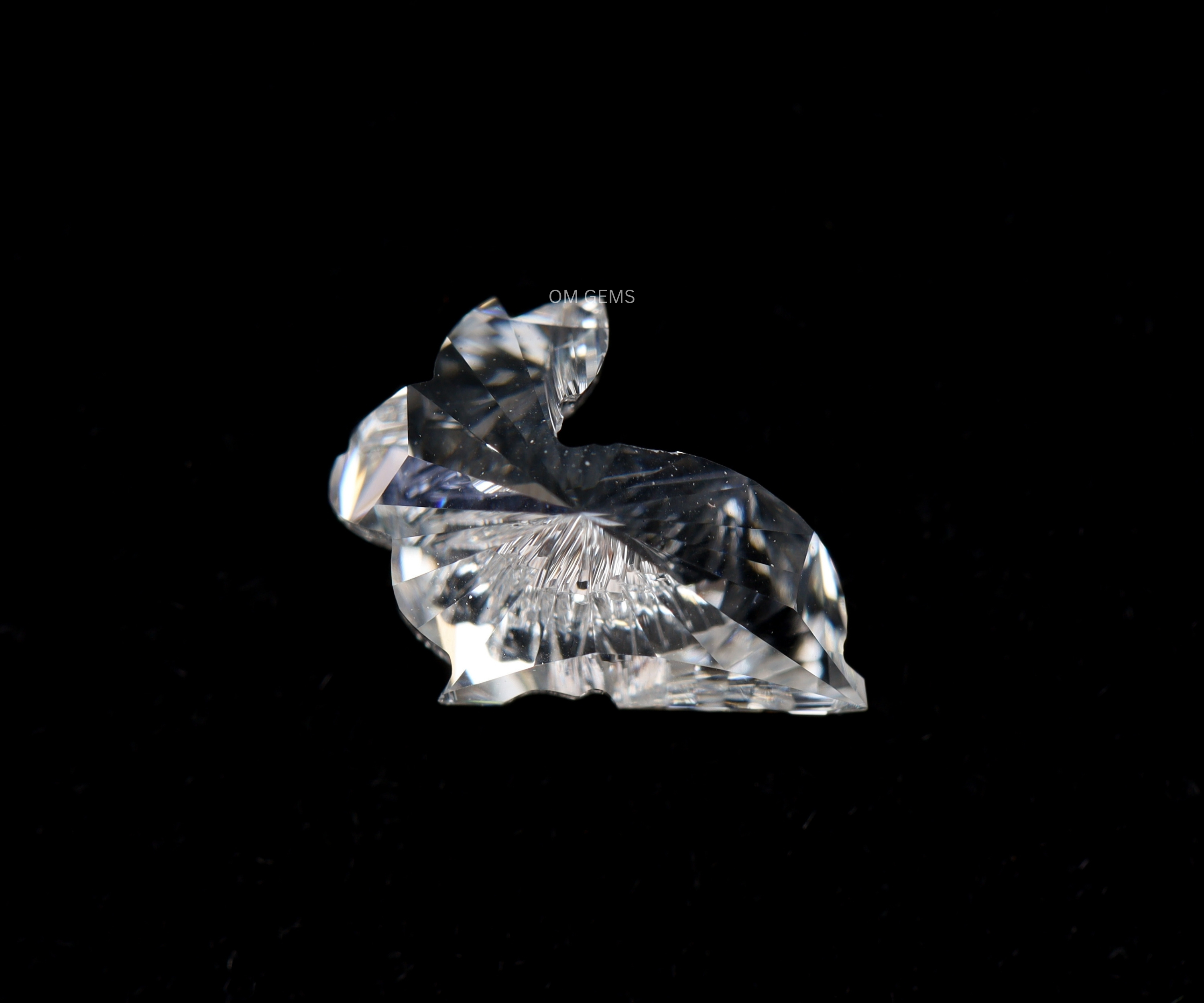 Rabbit Shape Lab Grown Diamond By OM Gems