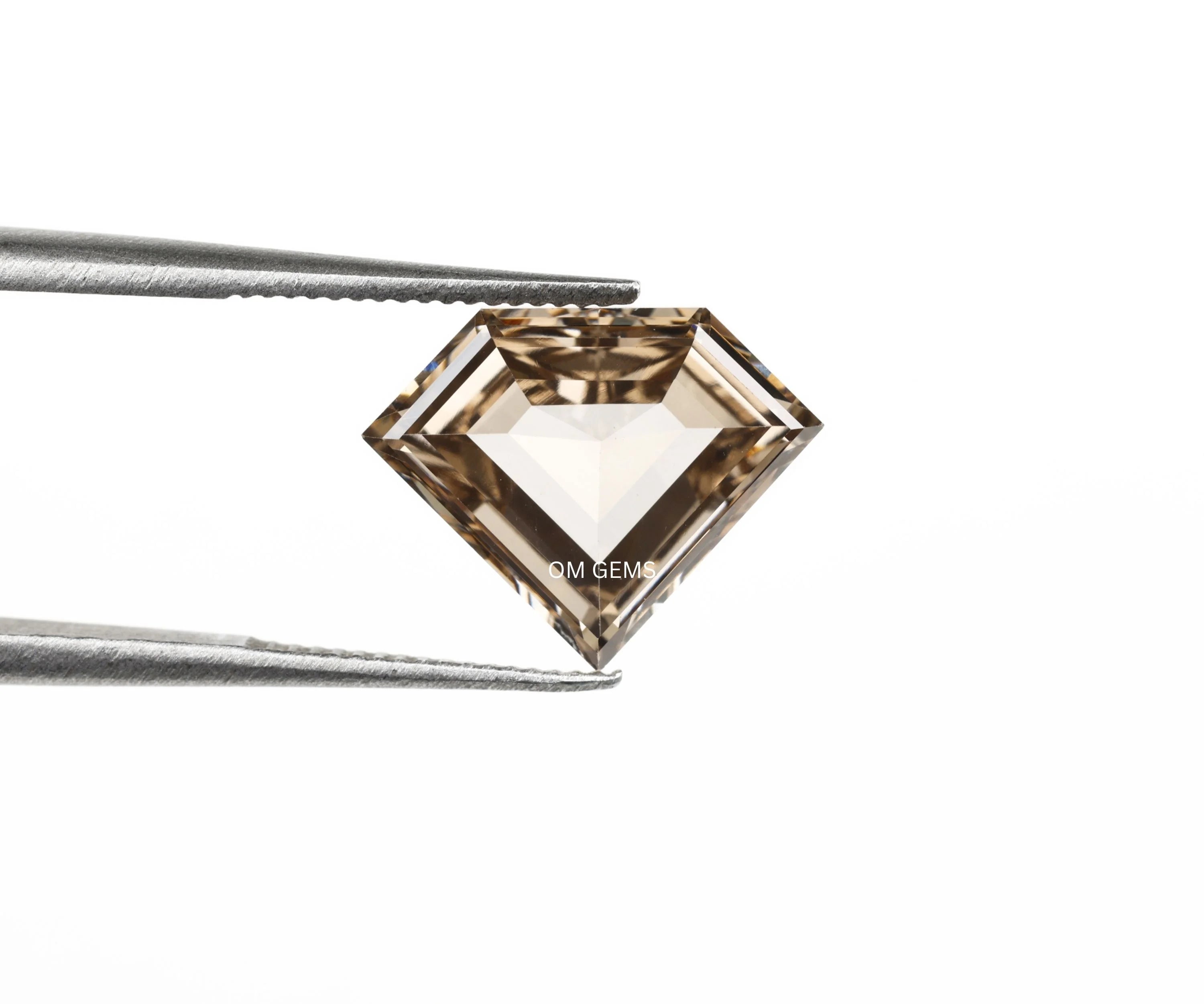 1.50 CT Champagne Pentagon Cut Loose Diamond