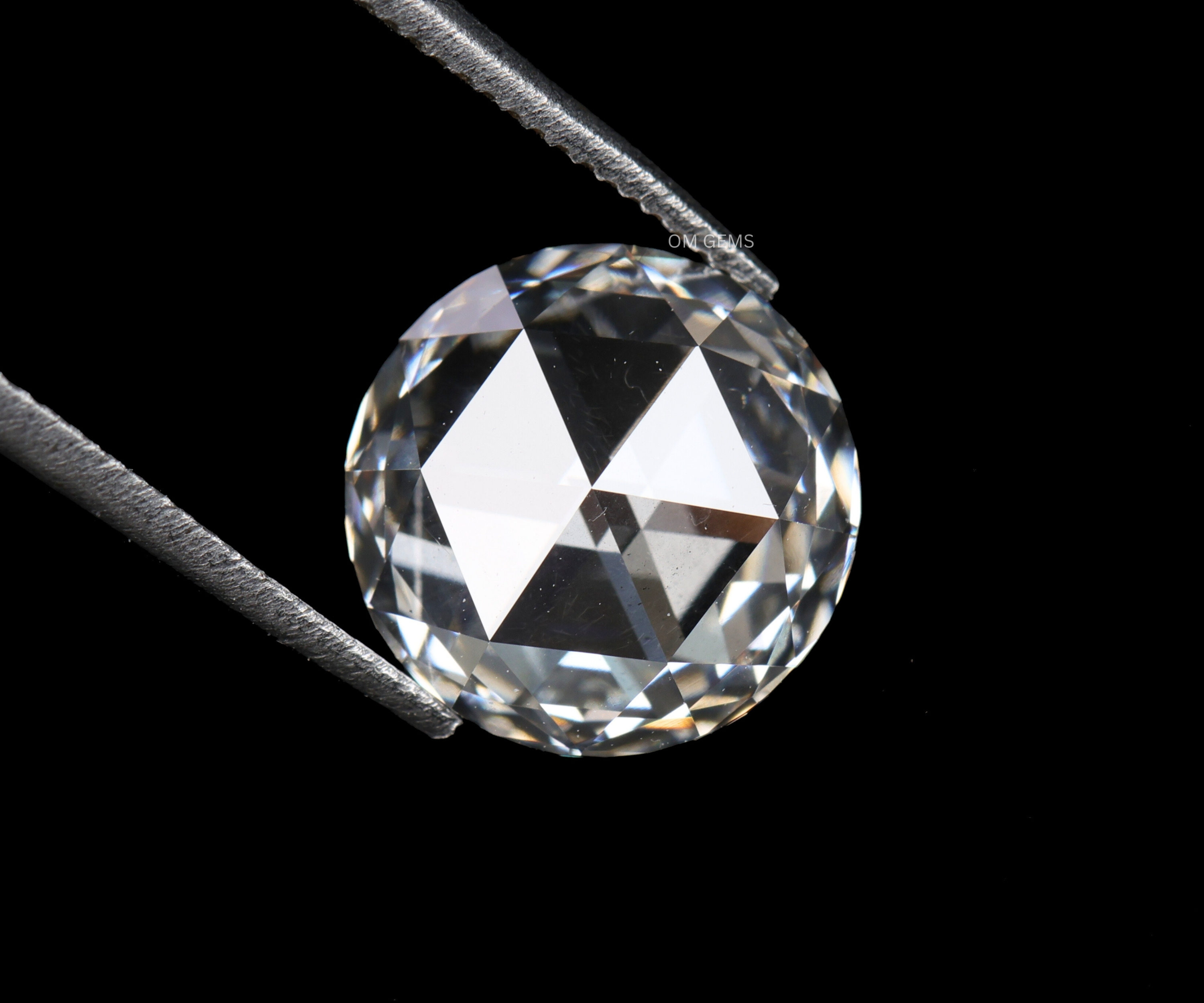 Rose Cut Round Lab Grown Diamond