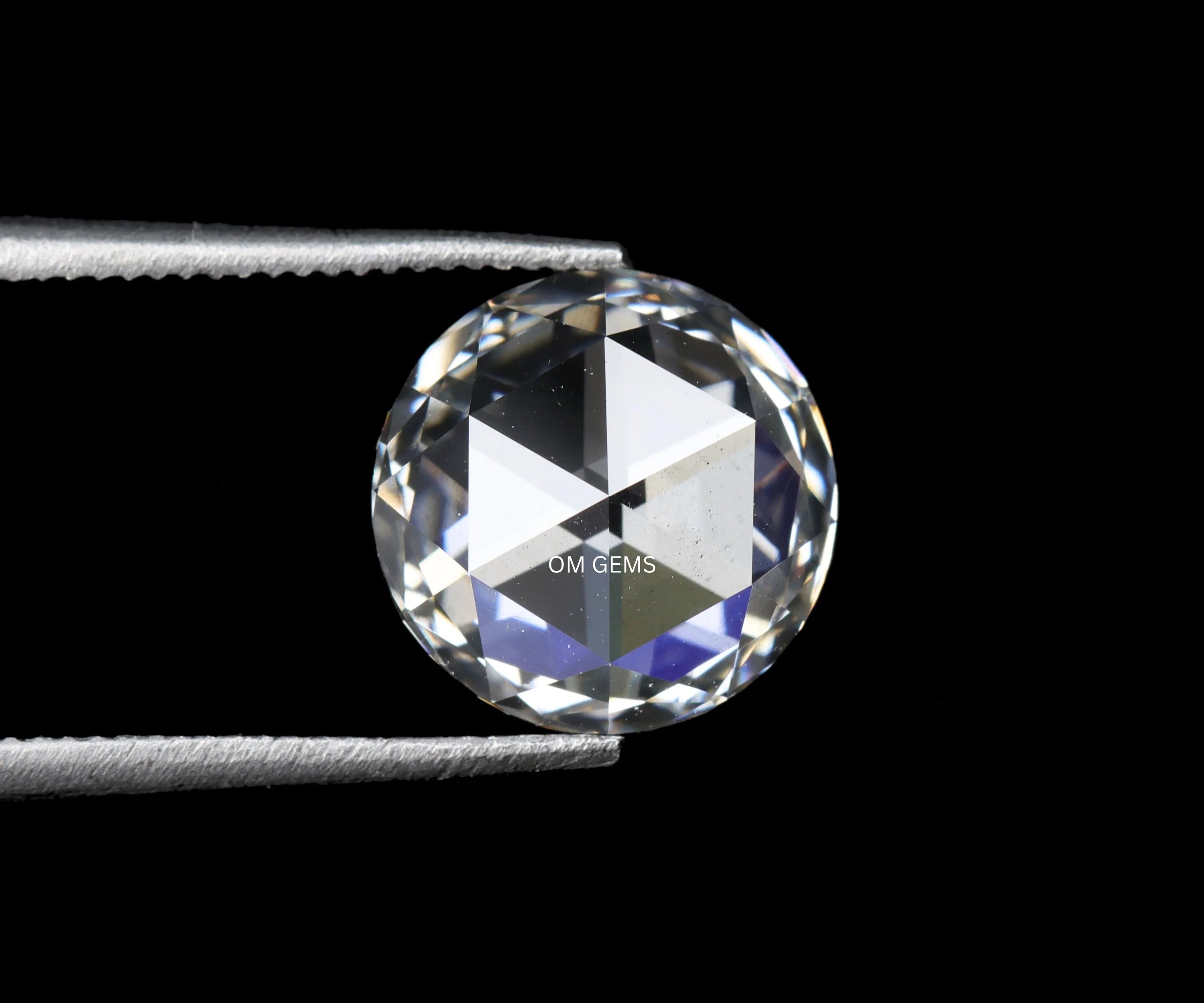 1.50 Carat Round Rose Cut Lab Loose Diamond