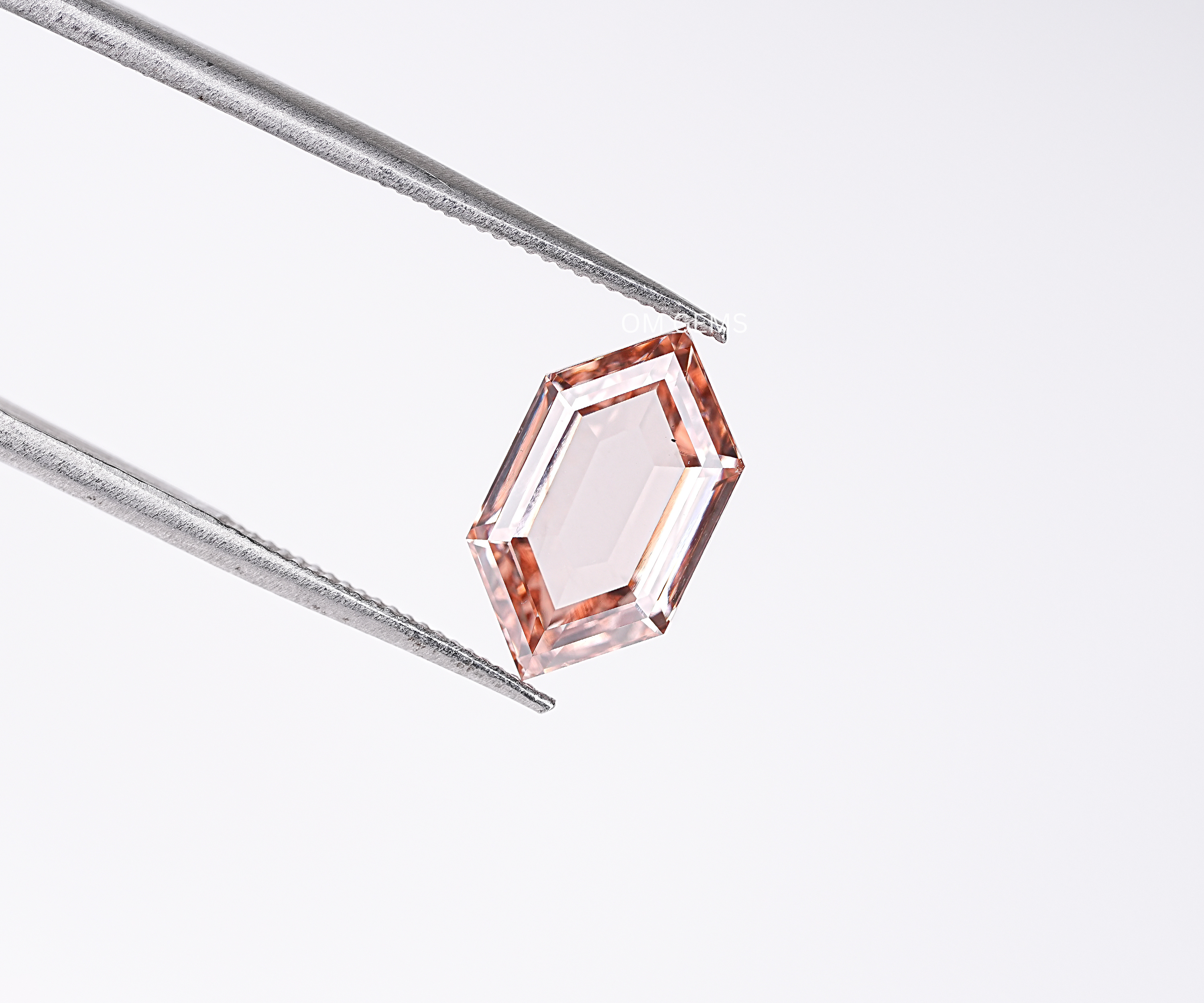 1.81 CT Champagne Hexagon Portrait Cut Lab Grown Diamond