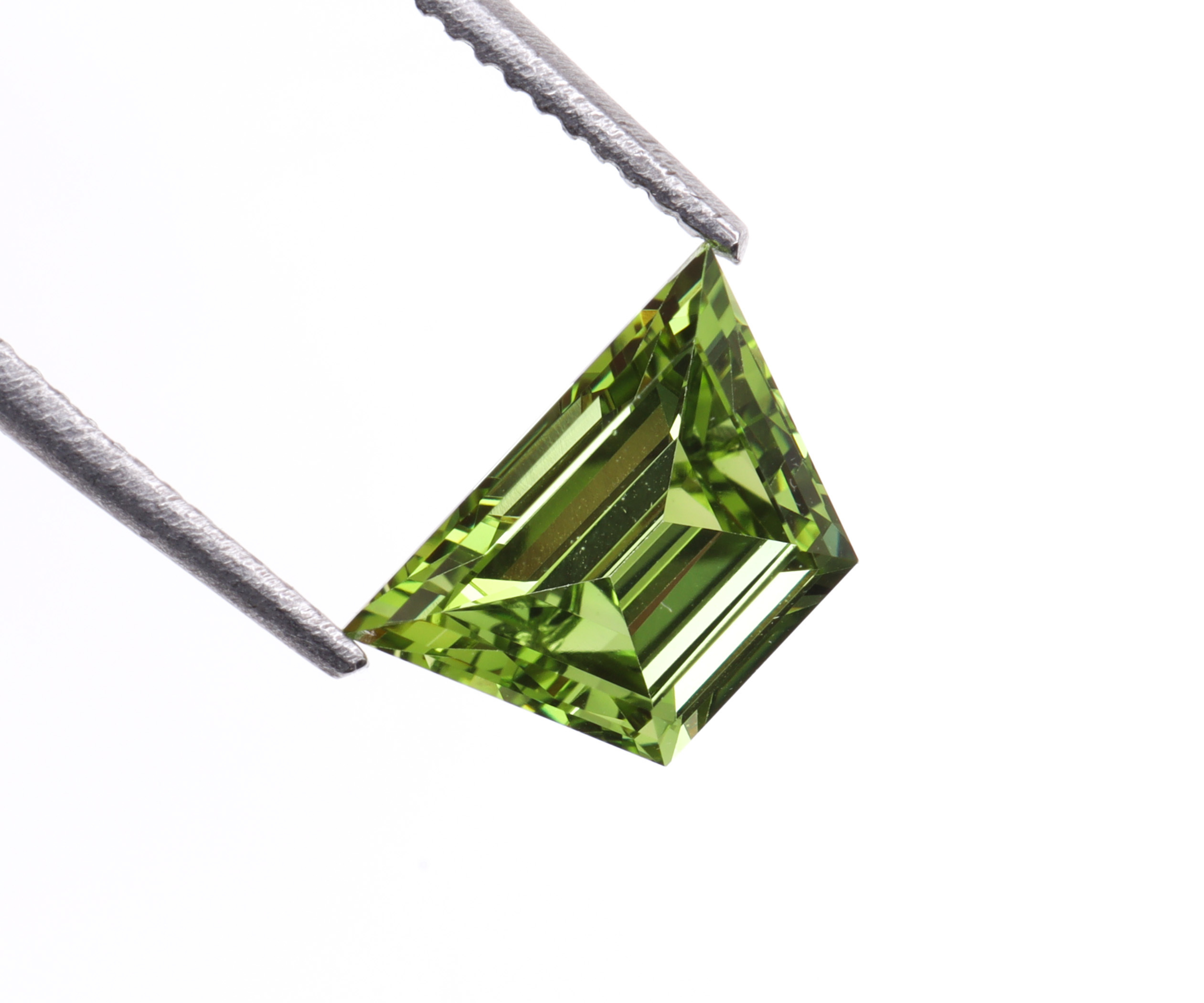 1 CT Green Lab Grown Trapezoid Diamond