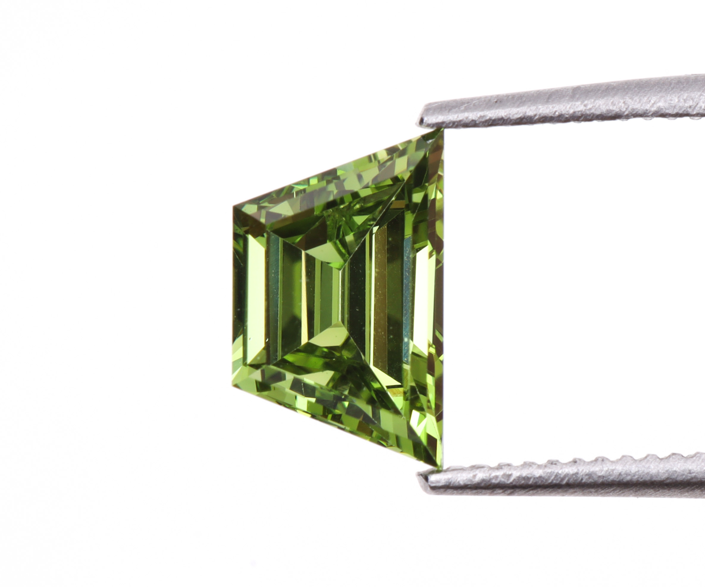 1 CT Green Lab Grown Trapezoid Diamond