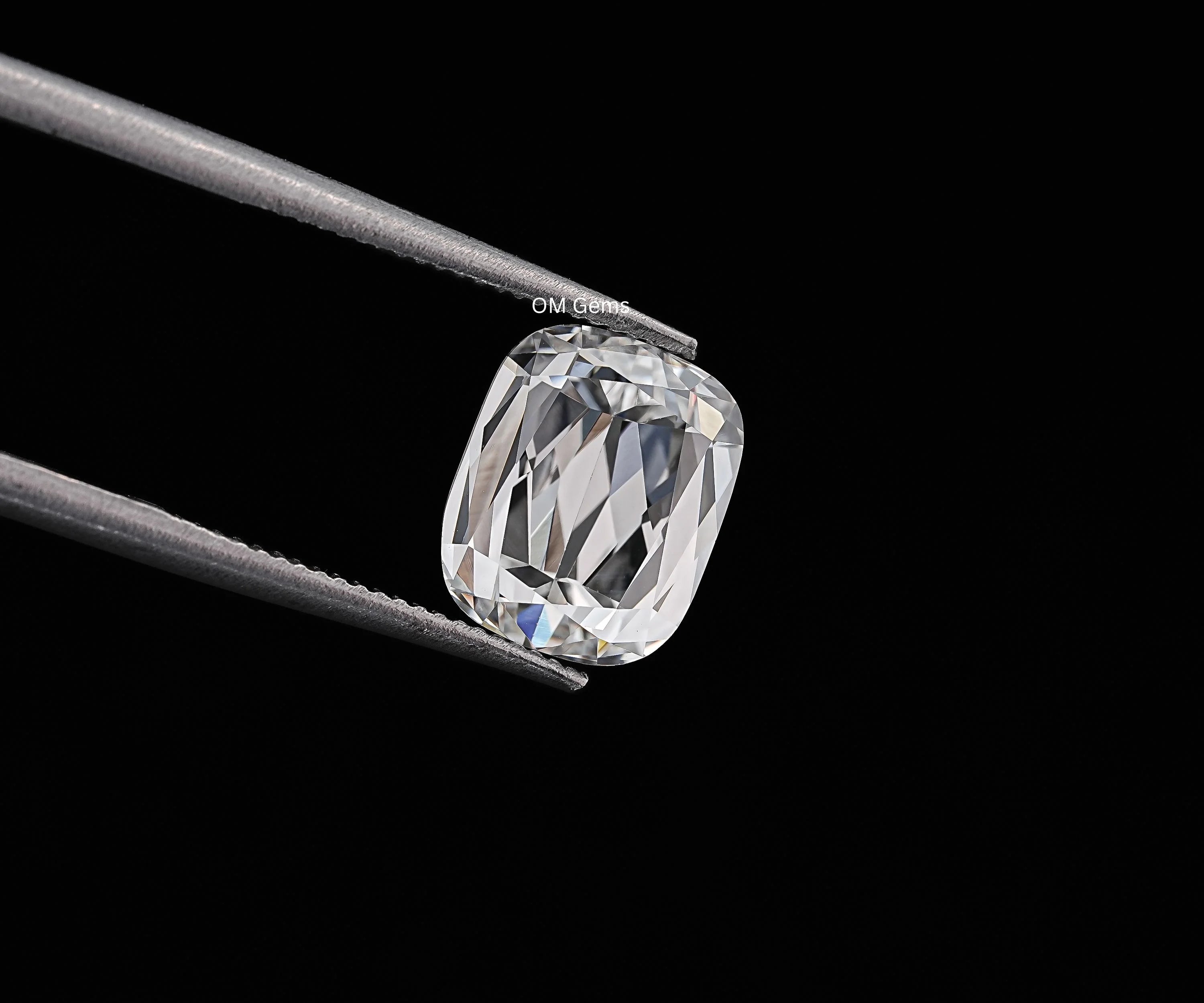 2.00 CT Old Mine Cushion Cut Lab Diamond