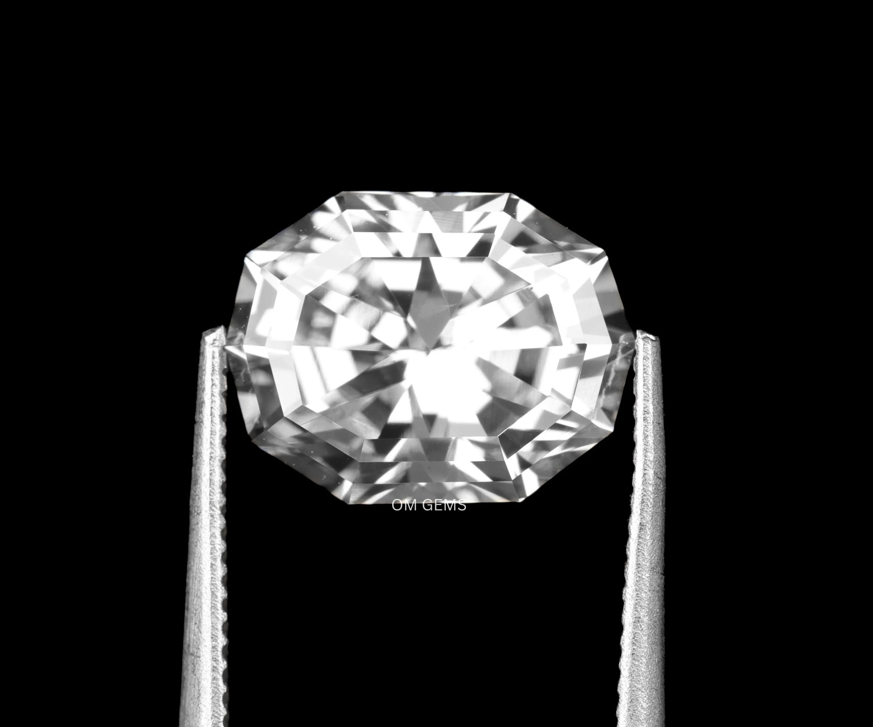 2.00 CT Step Cut Oval Lab Grown Loose Diamond
