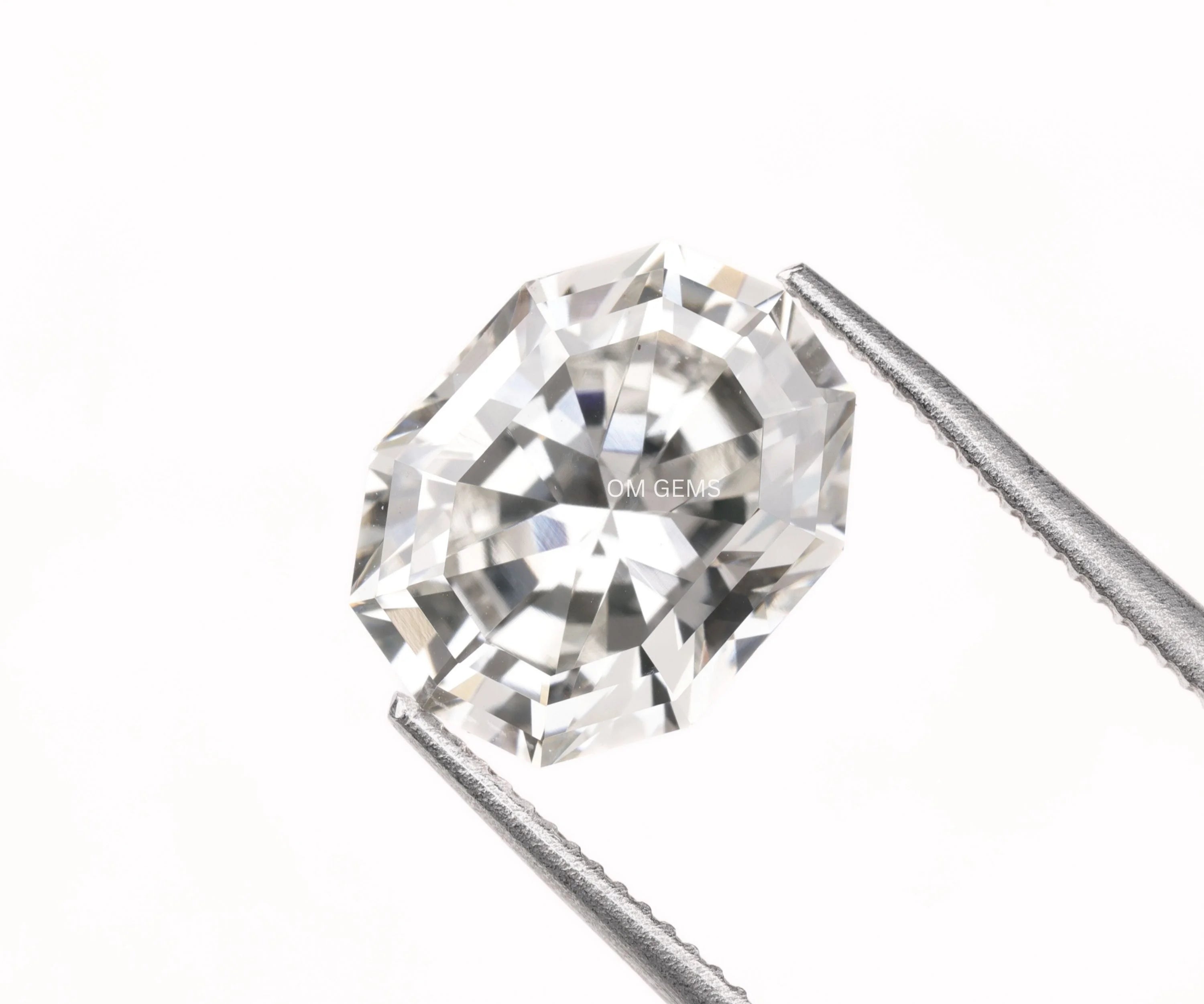 2.00 CT Step Cut Oval Lab Grown Loose Diamond