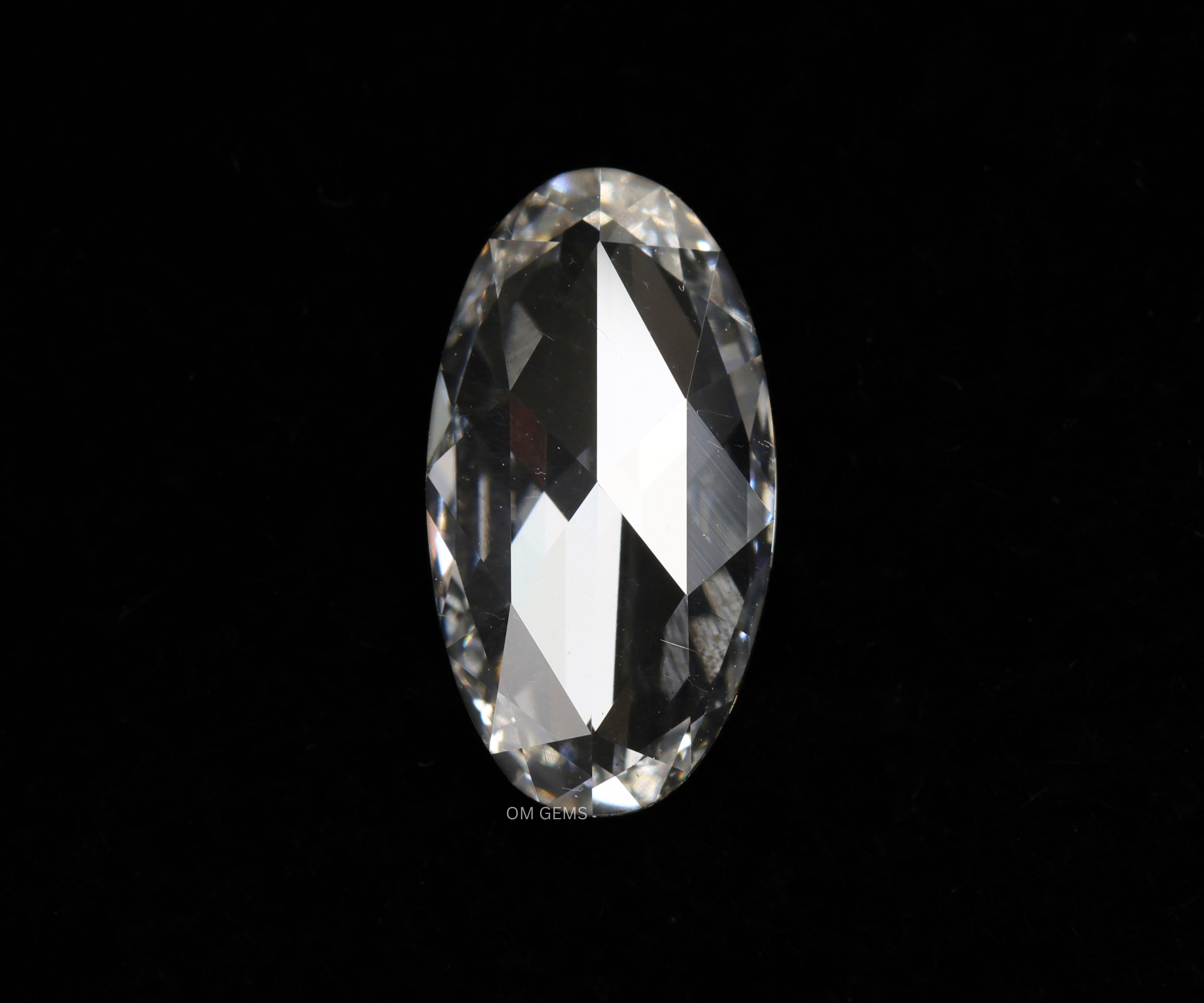 2.02 CT Rose Cut Oval Lab Grown Diamond