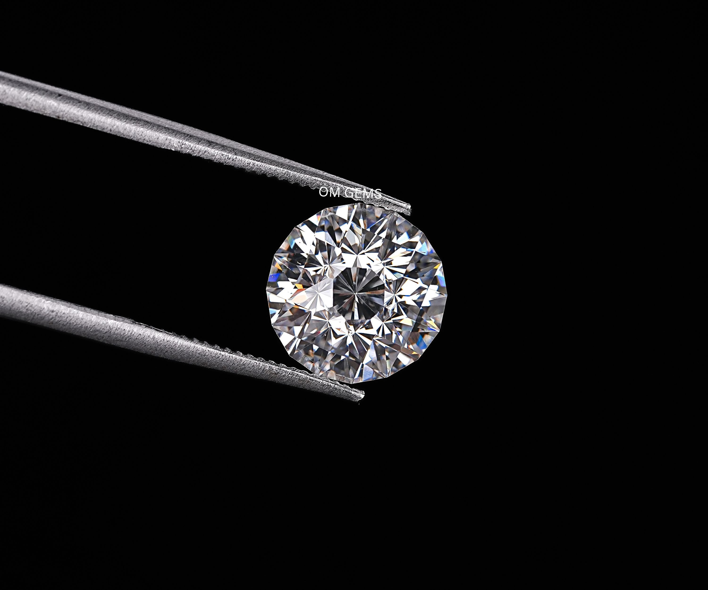 2.02CT Round Rose Cut Lab Diamond