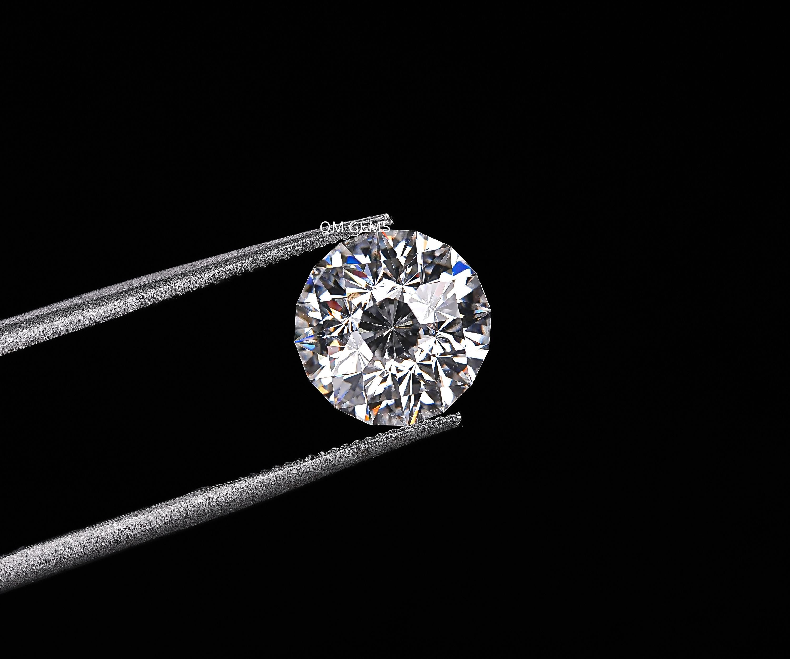 2.02CT Round Rose Cut Lab Diamond