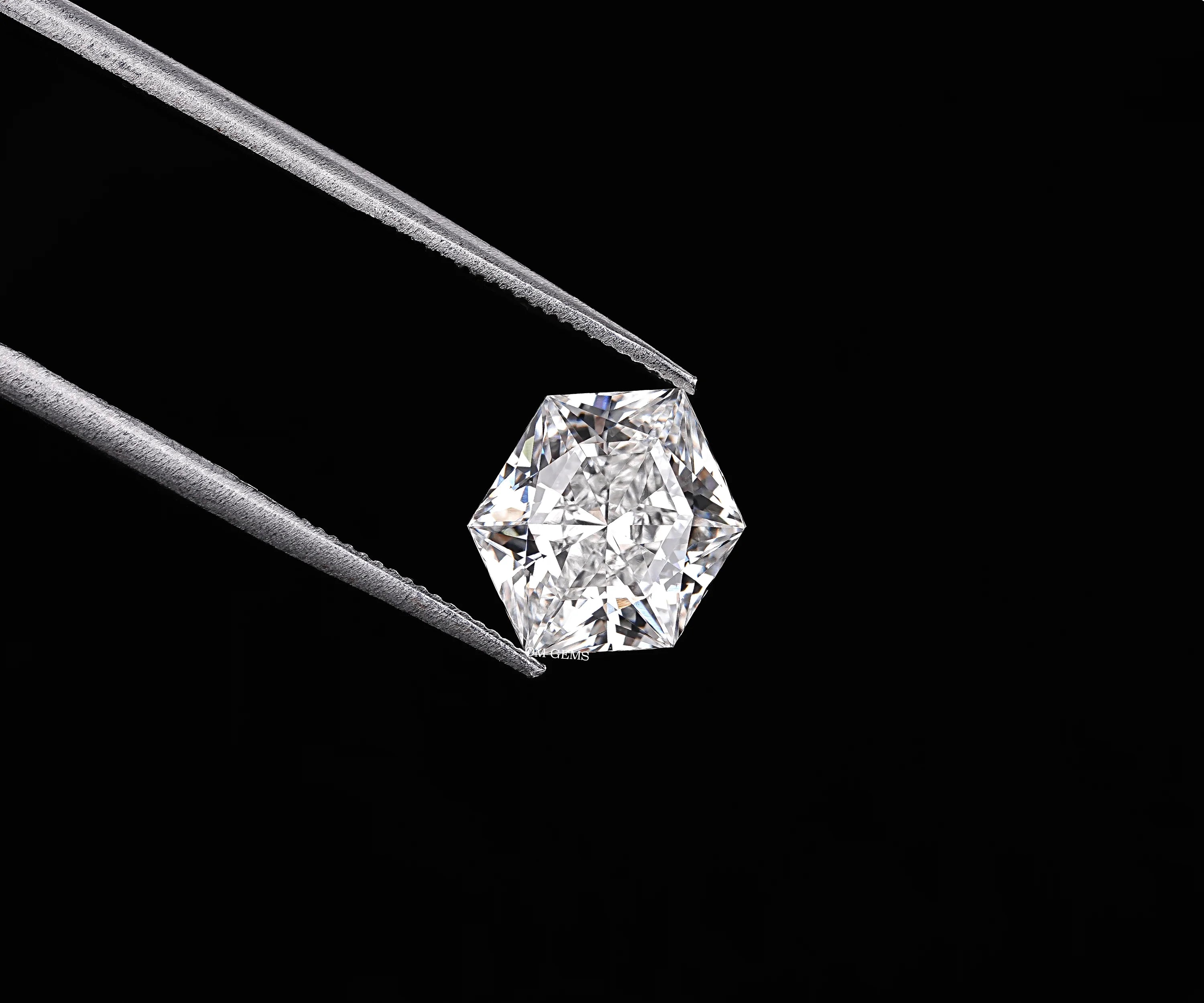 2.05 CT Hexagon Cut Lab Grown Diamond Loose