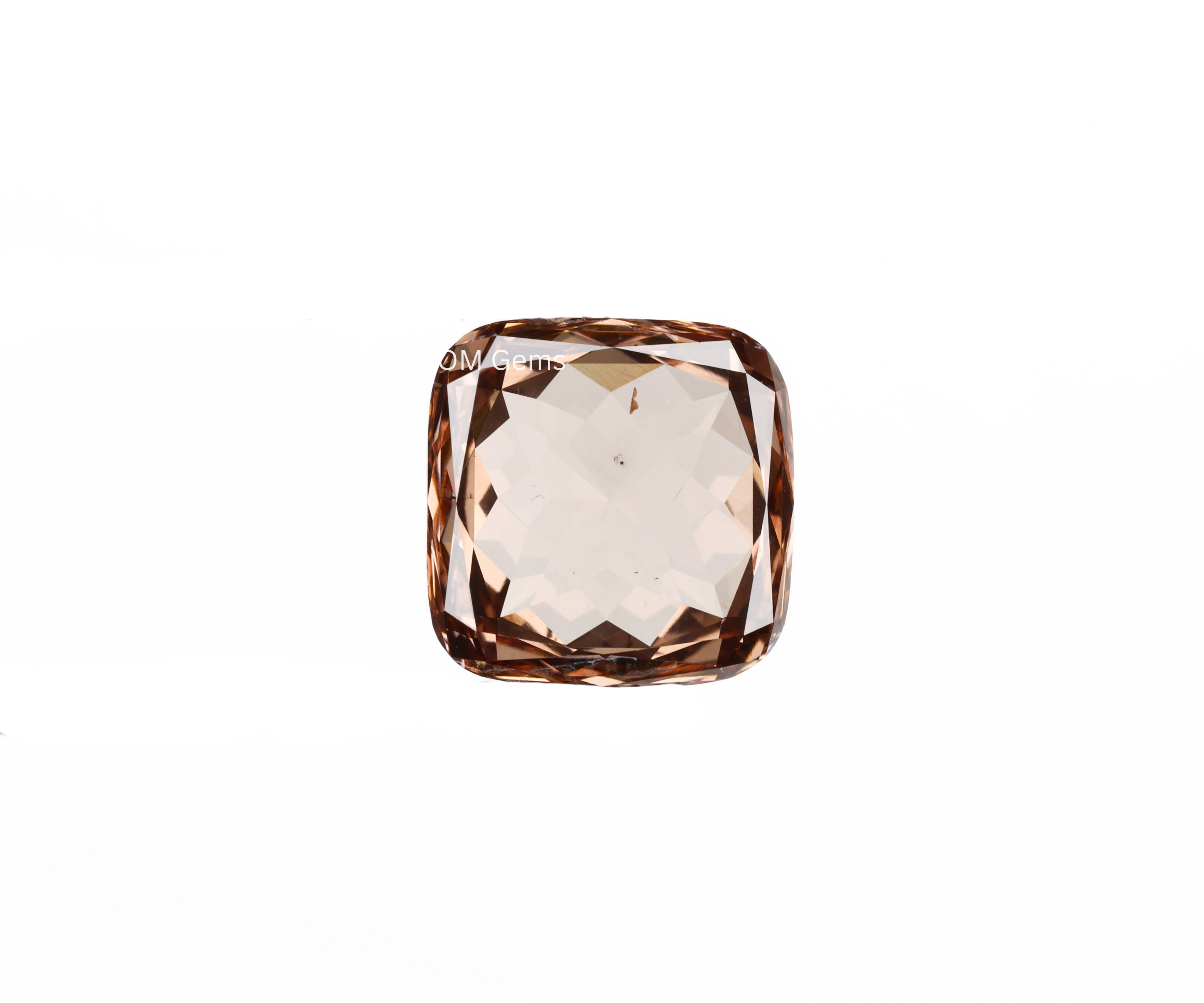 Brown Cushion Cut Lab Loose Diamond