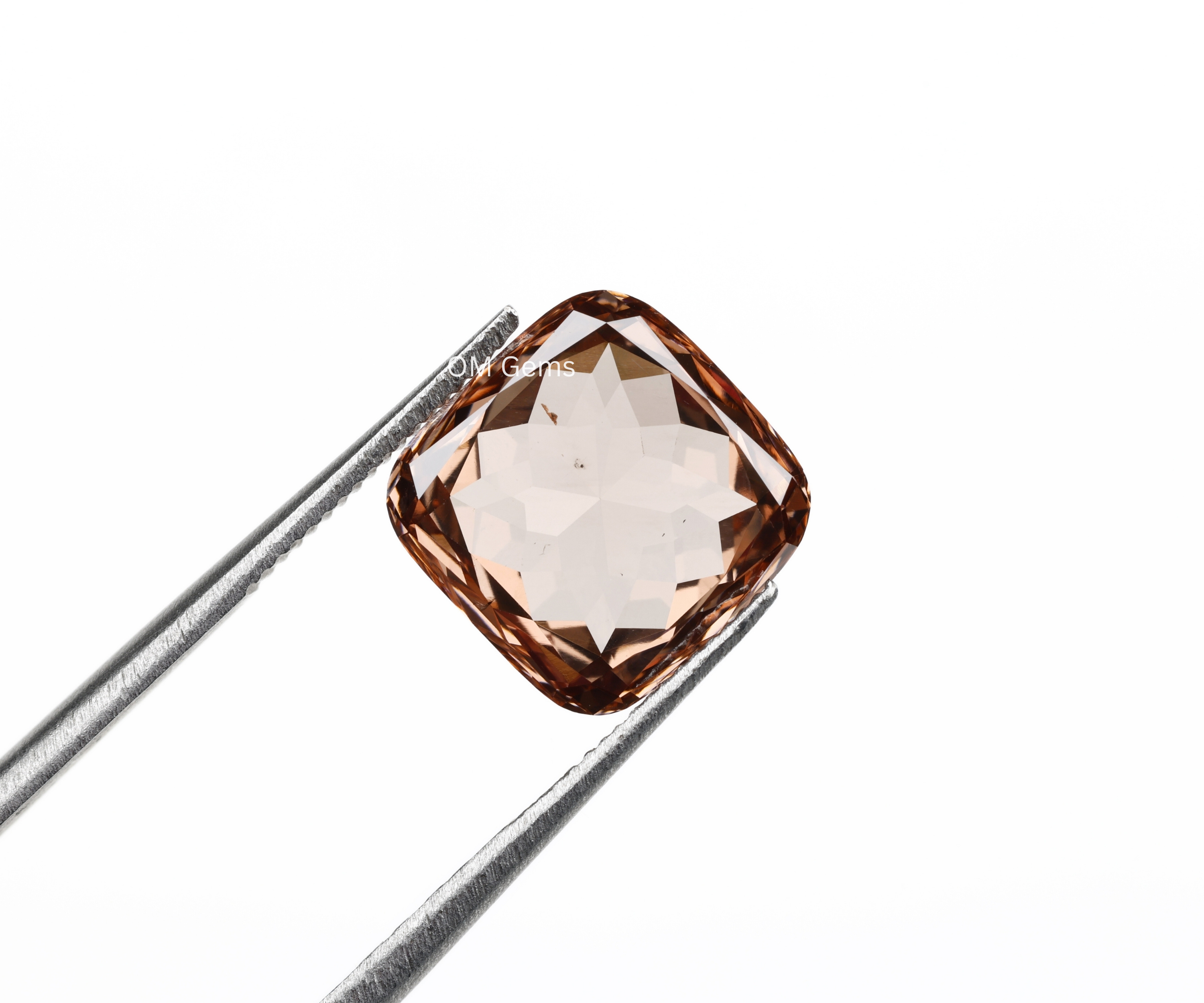 Brown Cushion Cut Lab Loose Diamond