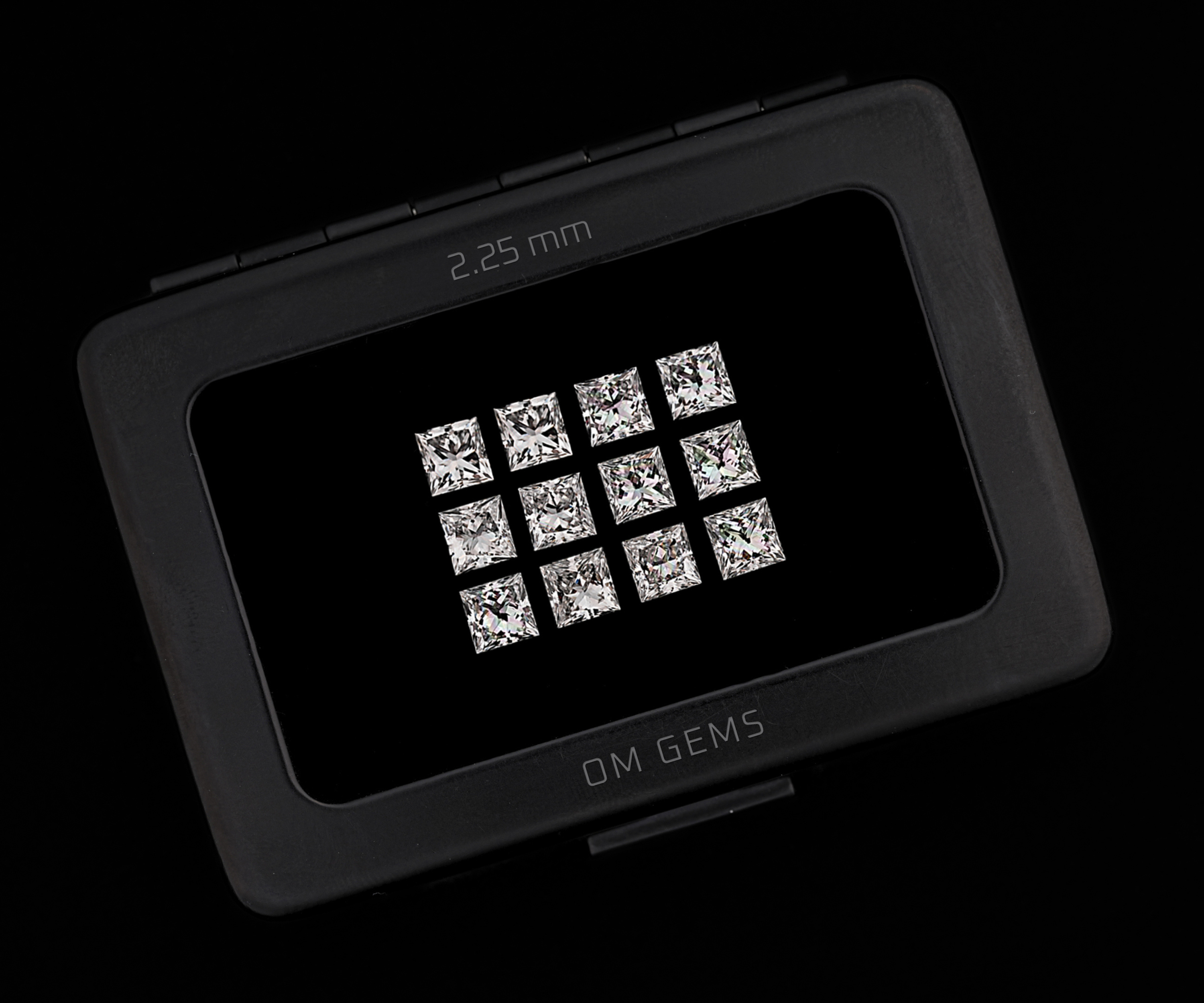 2.25 MM Princess Cut Lab Loose Diamonds
