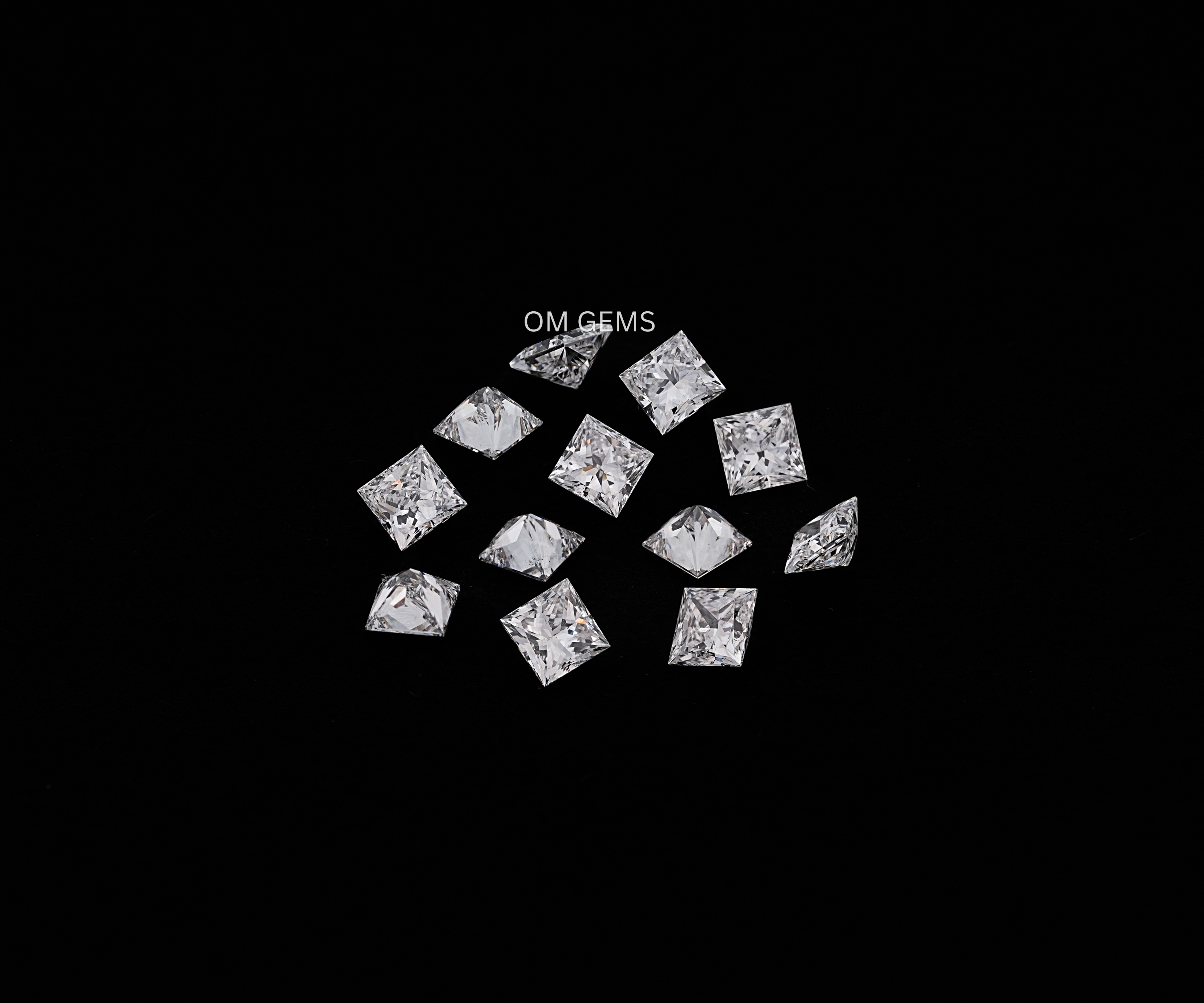 2.25 MM Princess Cut Lab Loose Diamonds