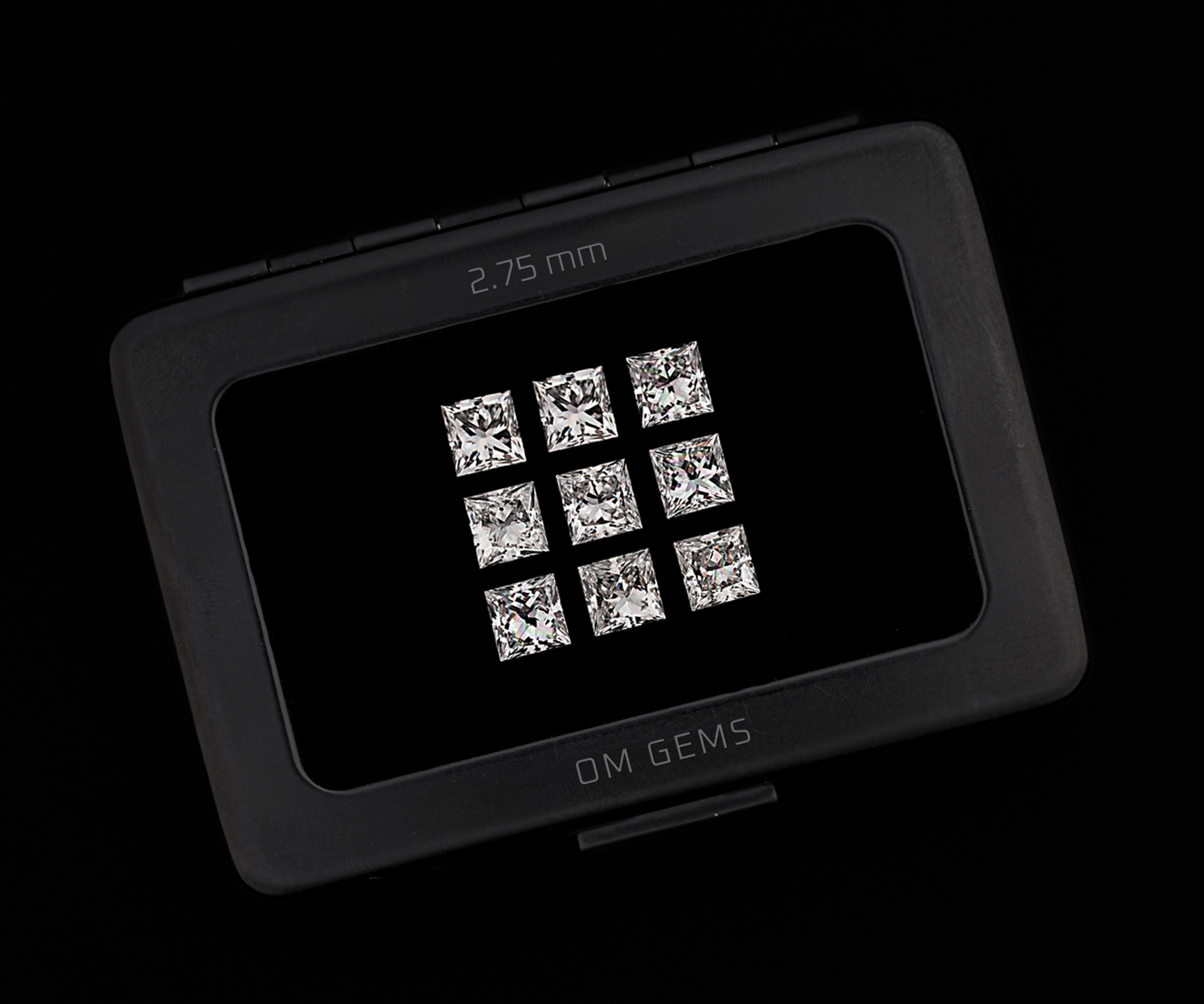 2.75 MM Princess Cut Loose Lab Grown Diamonds