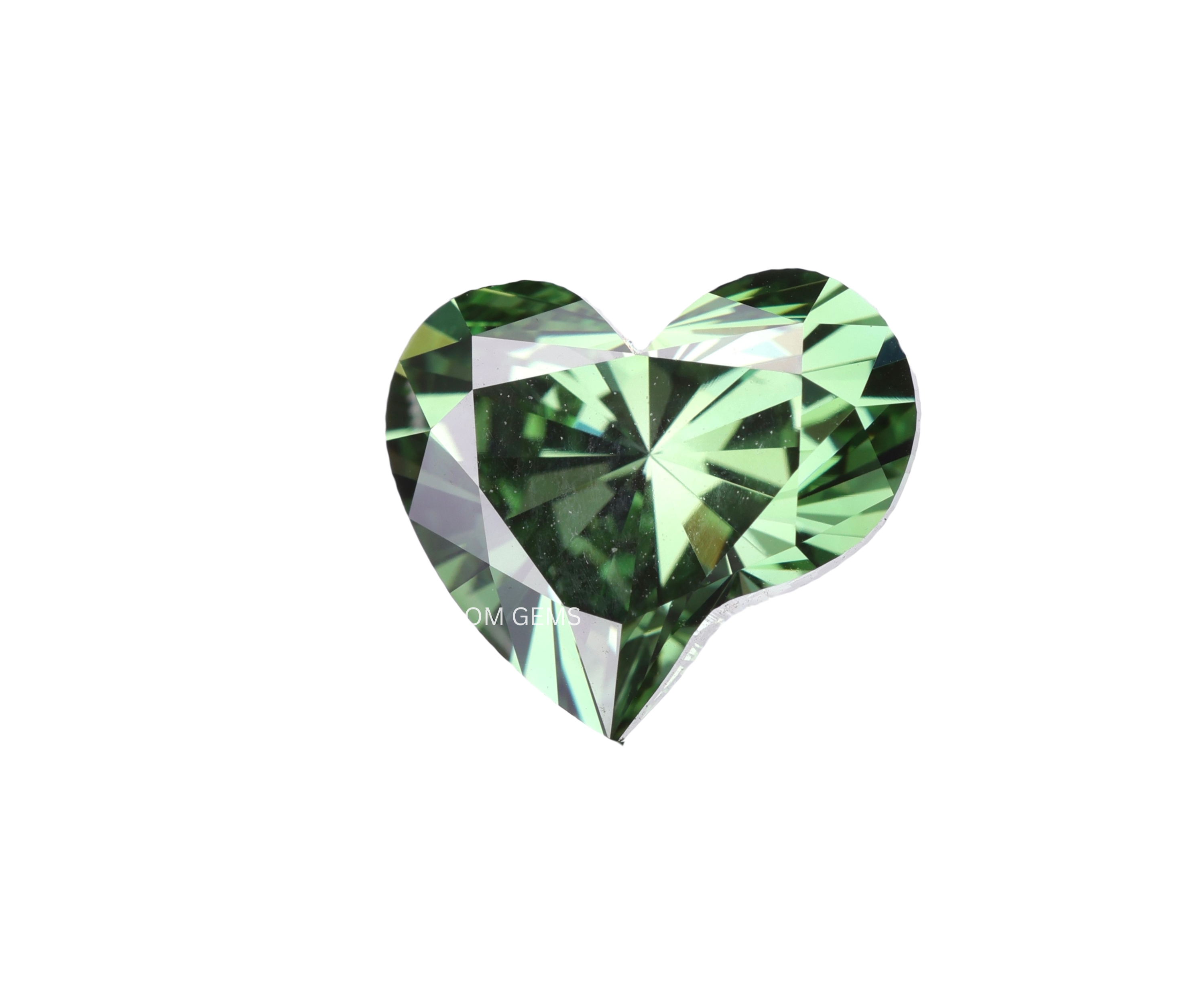 2.83 CT Green Heart Lab Grown Diamond