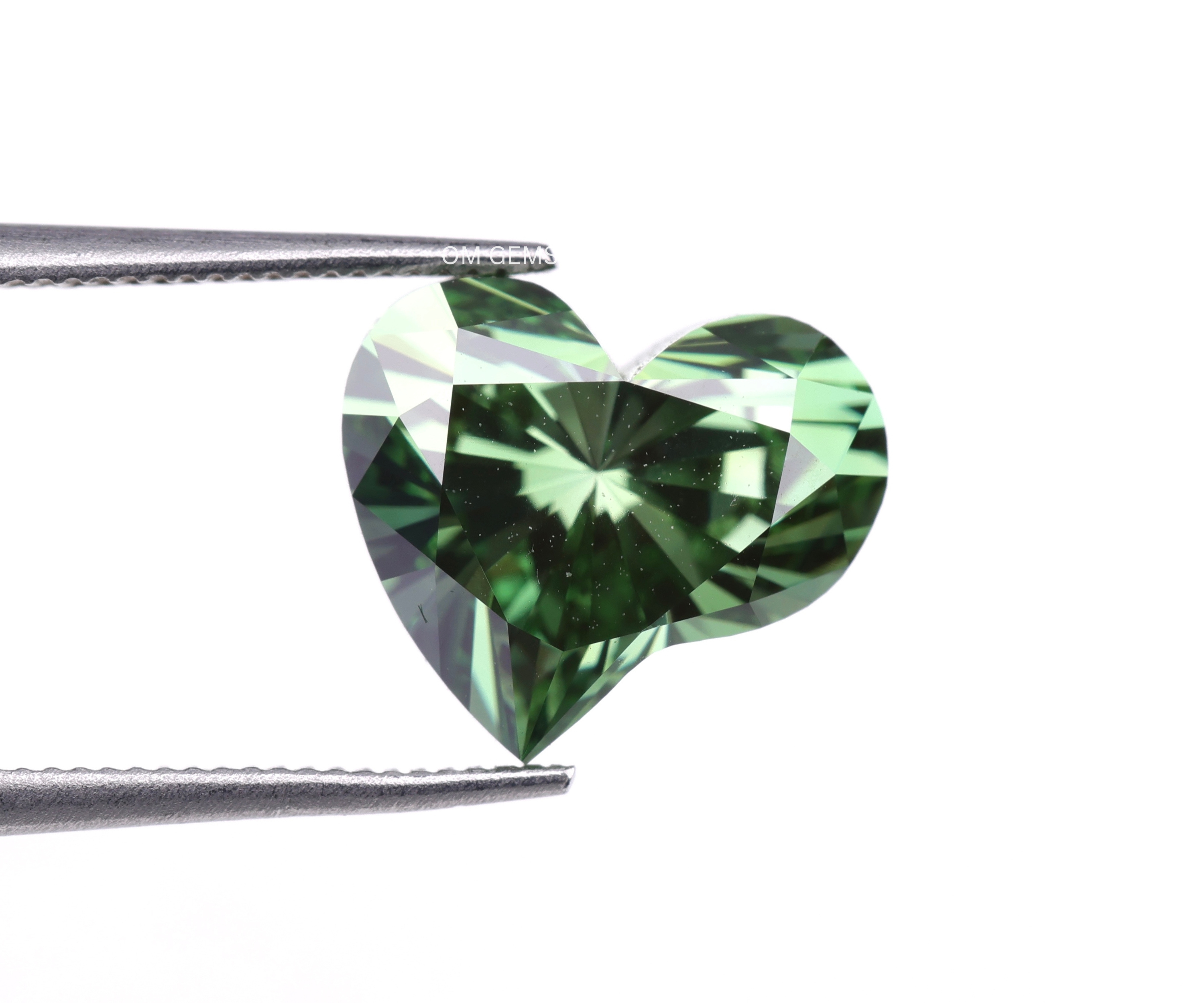 2.83 CT Green Heart Lab Grown Diamond