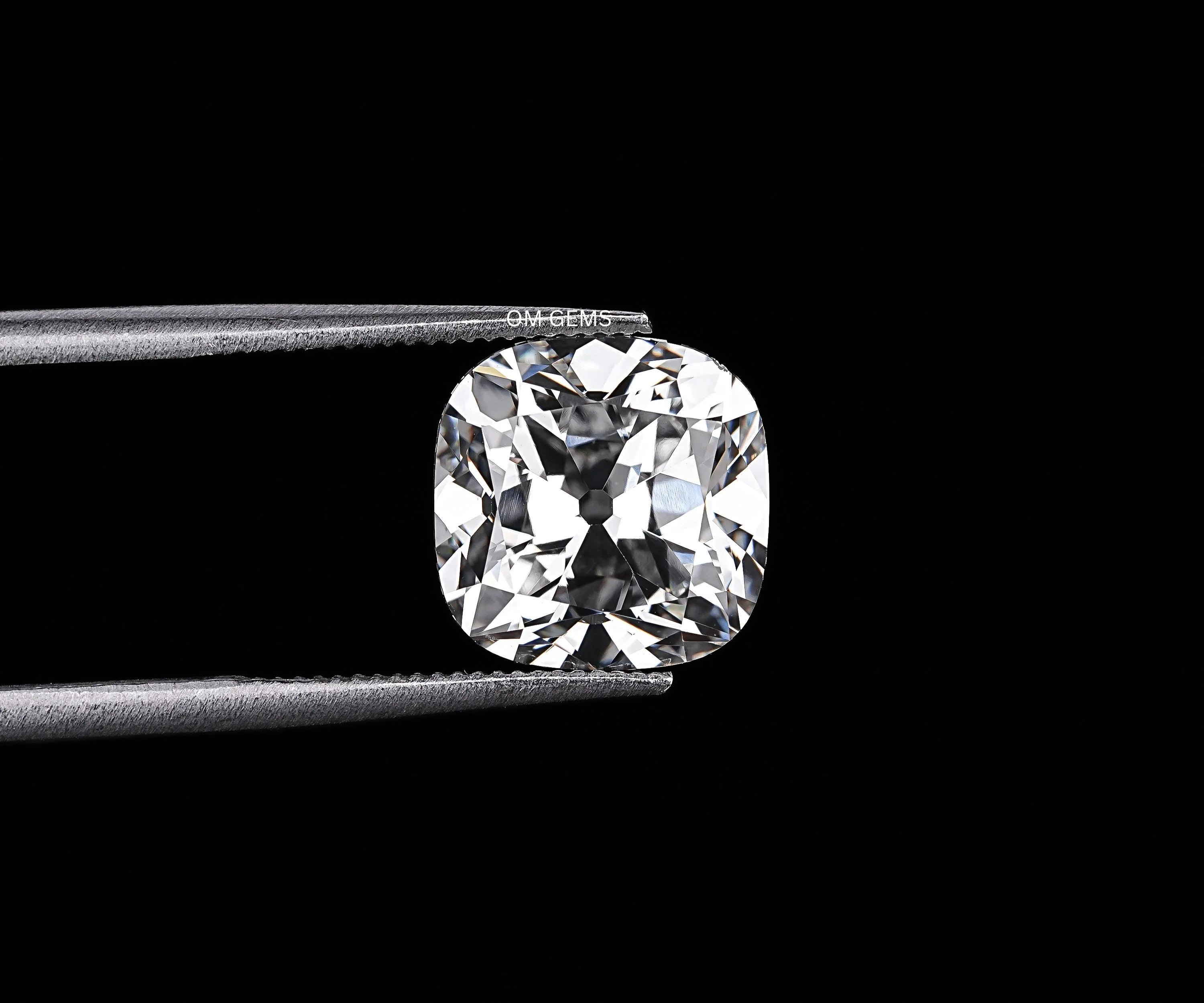 2.92 CT Old Mine Cushion Cut Lab Diamond
