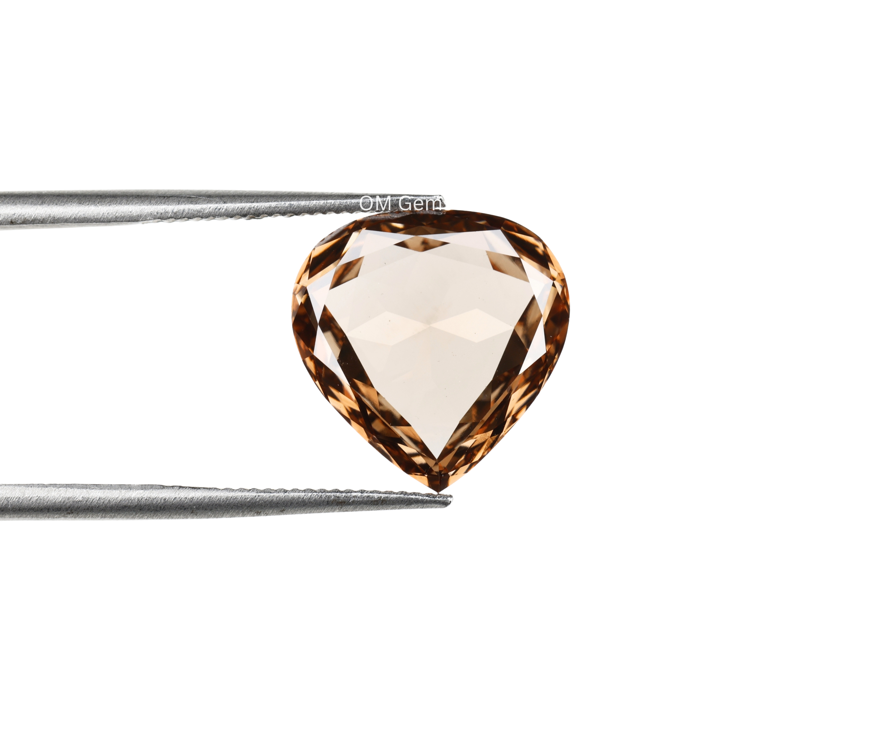 Brown Pear Shaped Lab Grown Diamond
