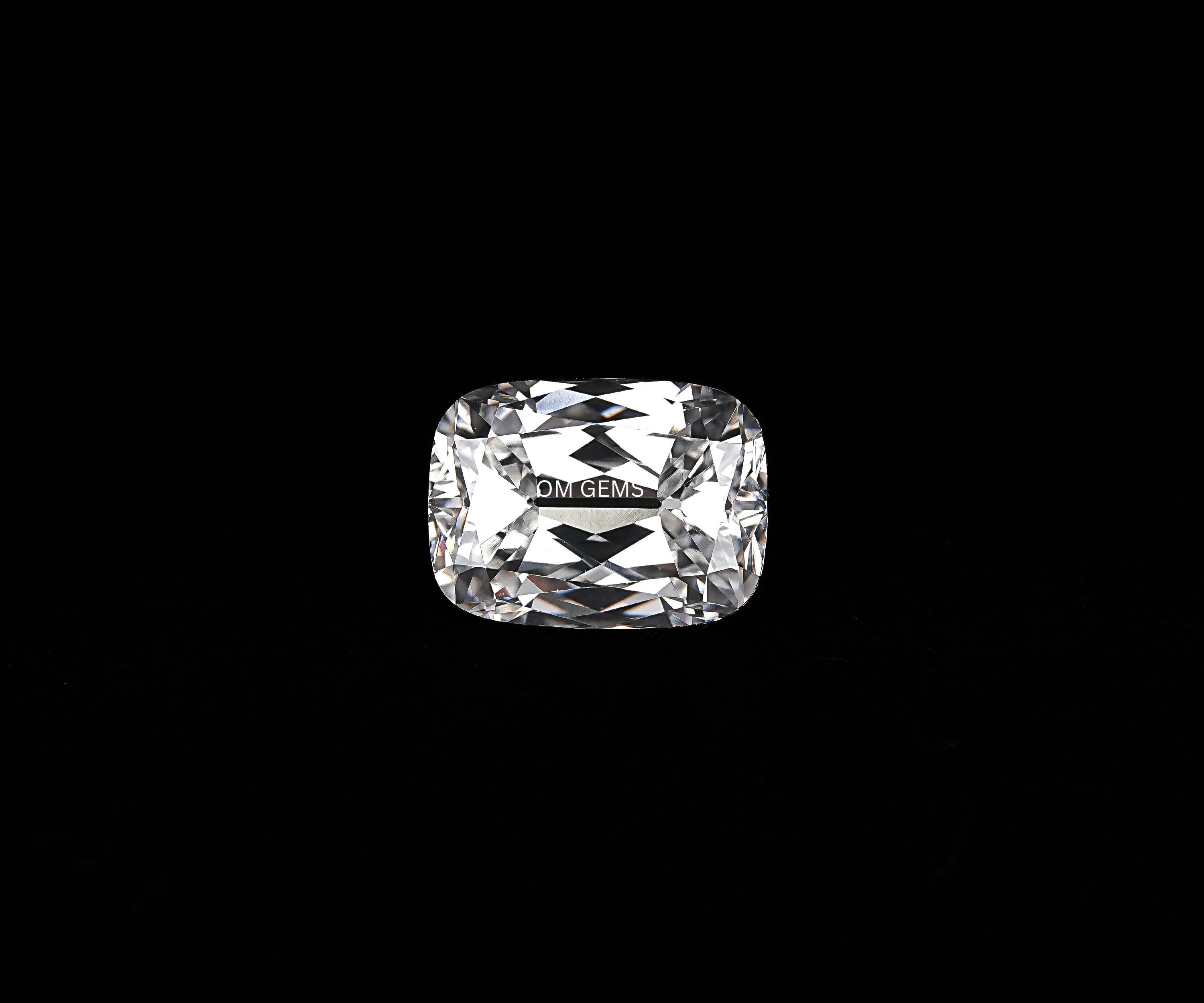 3.01 ct Old Mine Cushion Lab Solitaire Diamond