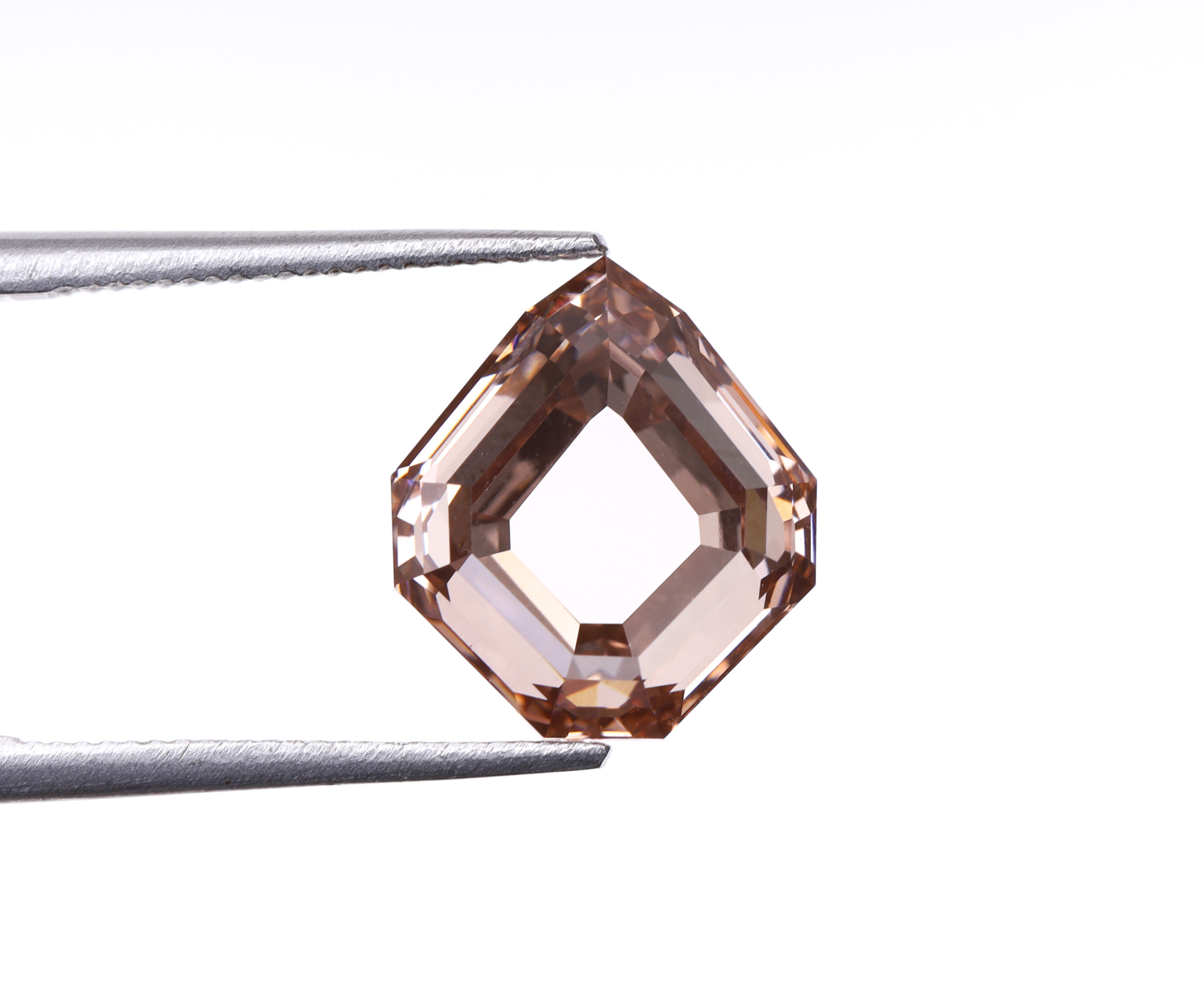 3.01 CT champagne Shield Cut Lab Grown Diamond
