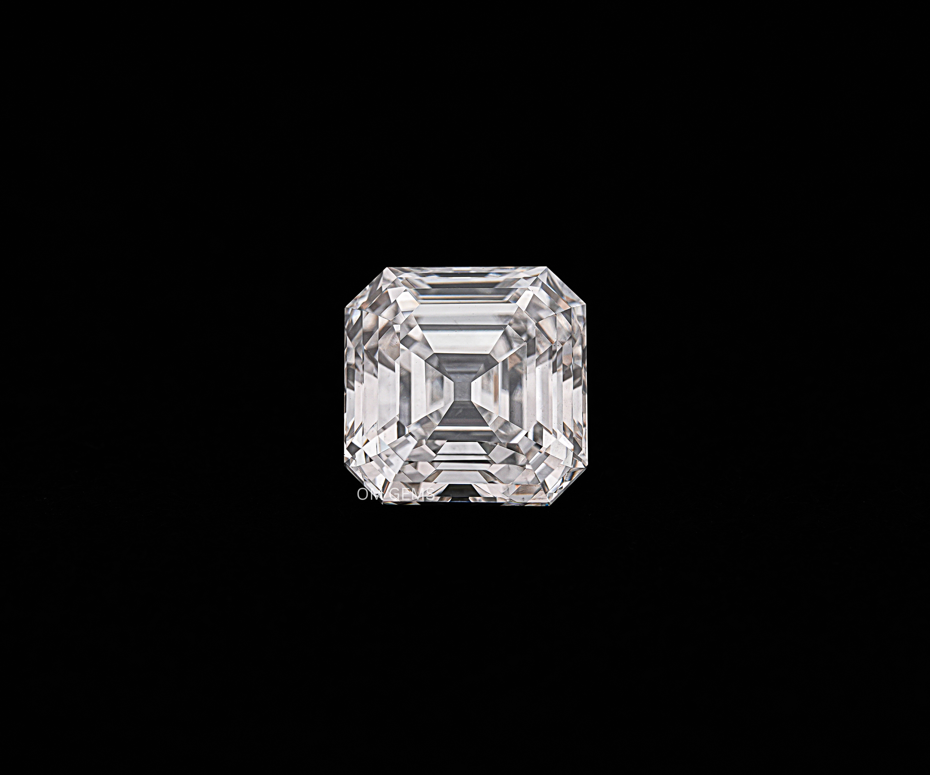 3.08 CT Asscher Cut Lab Grown Diamond